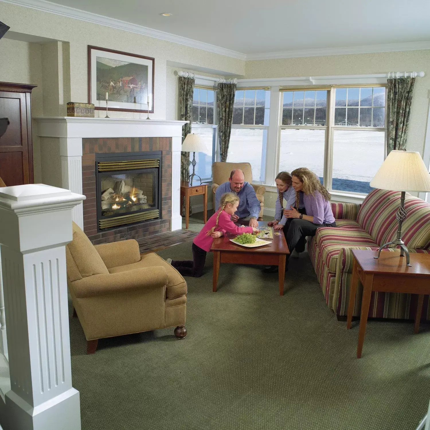 Living room in Stoweflake Mountain Resort & Spa