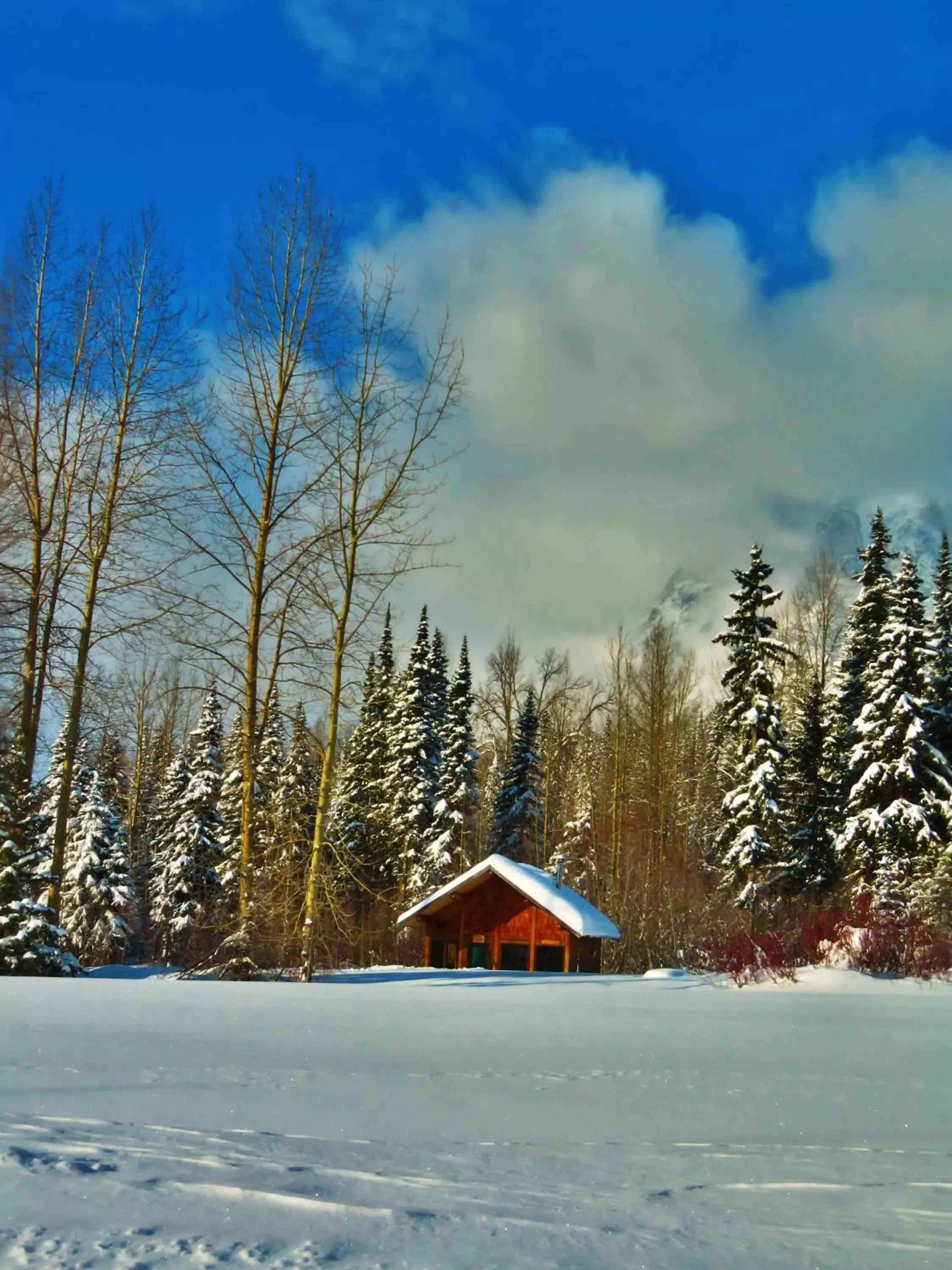 Facade/entrance, Winter in Rocky Ridge Resort-BC