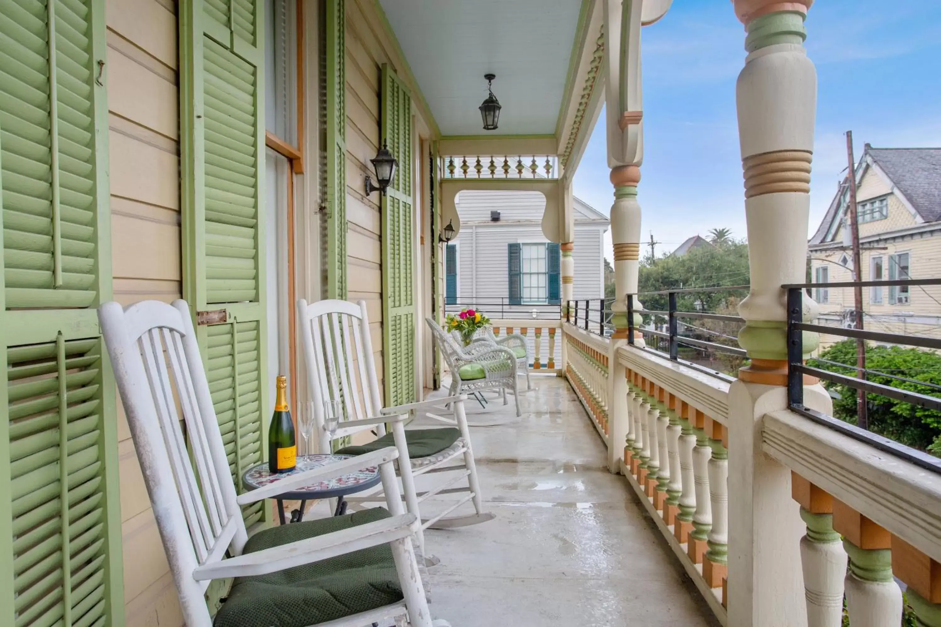 Balcony/Terrace in Maison Perrier Bed & Breakfast