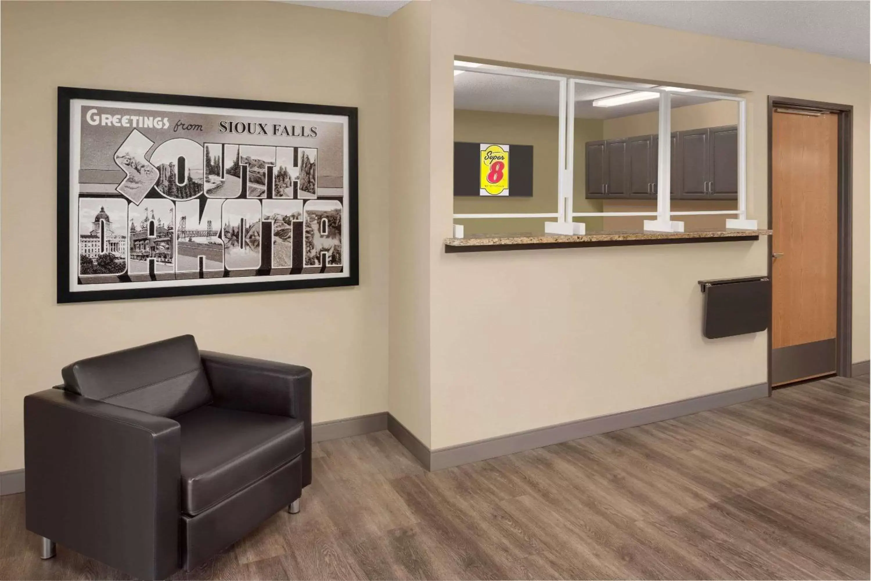 Lobby or reception in Super 8 by Wyndham Sioux Falls