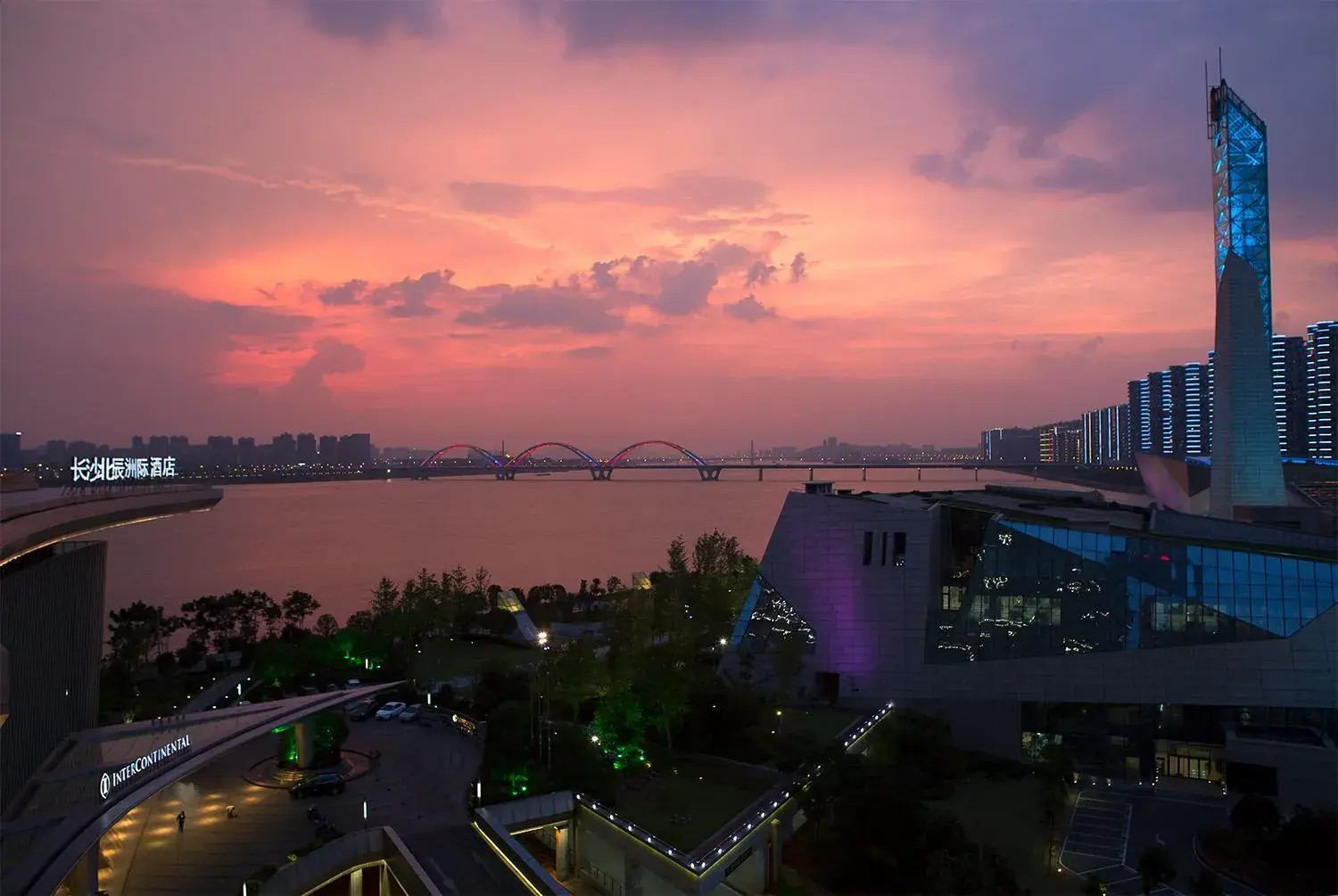 Property building in InterContinental Changsha, an IHG Hotel