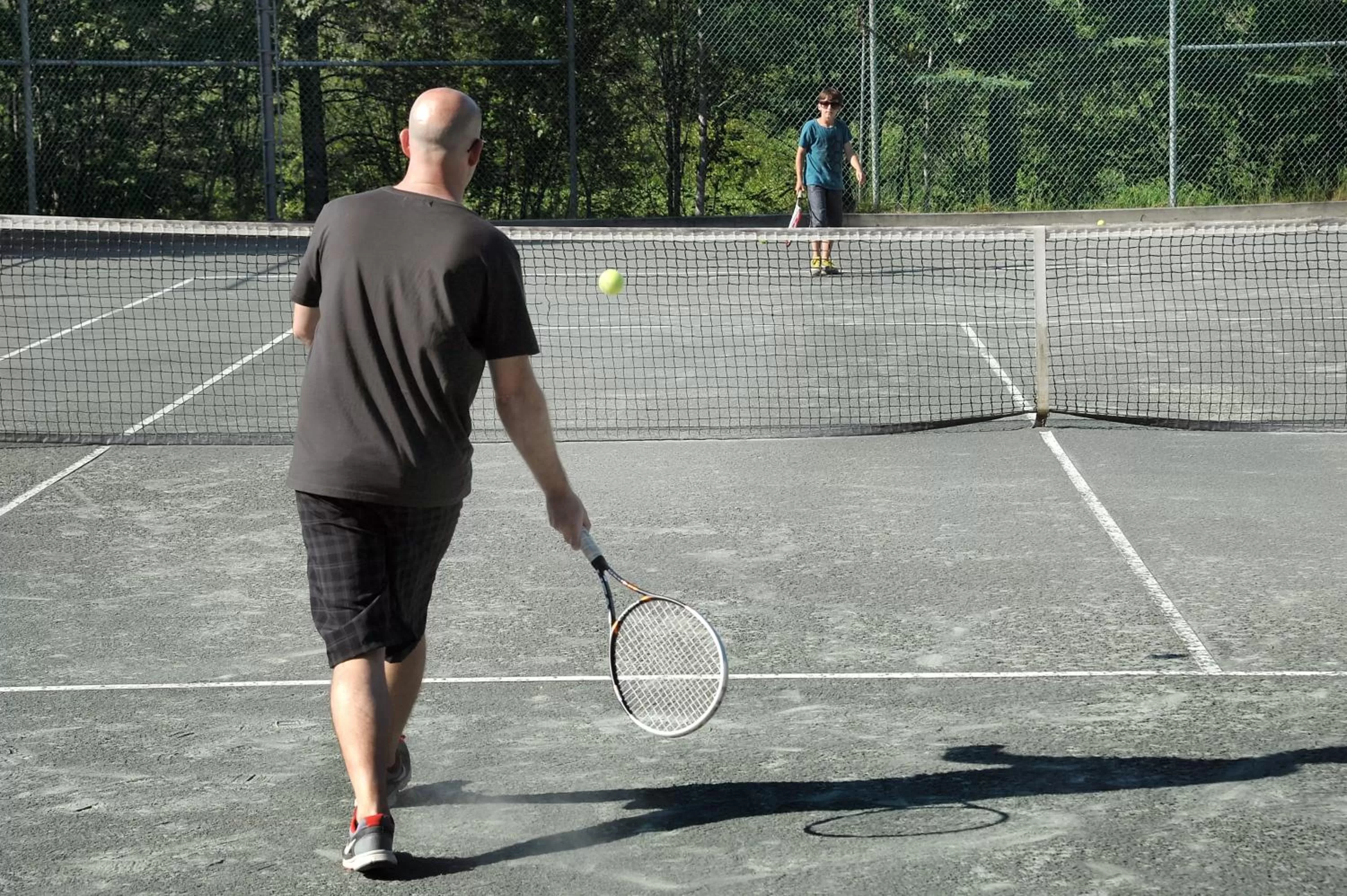 Tennis court in Le Grand Lodge Mont Tremblant