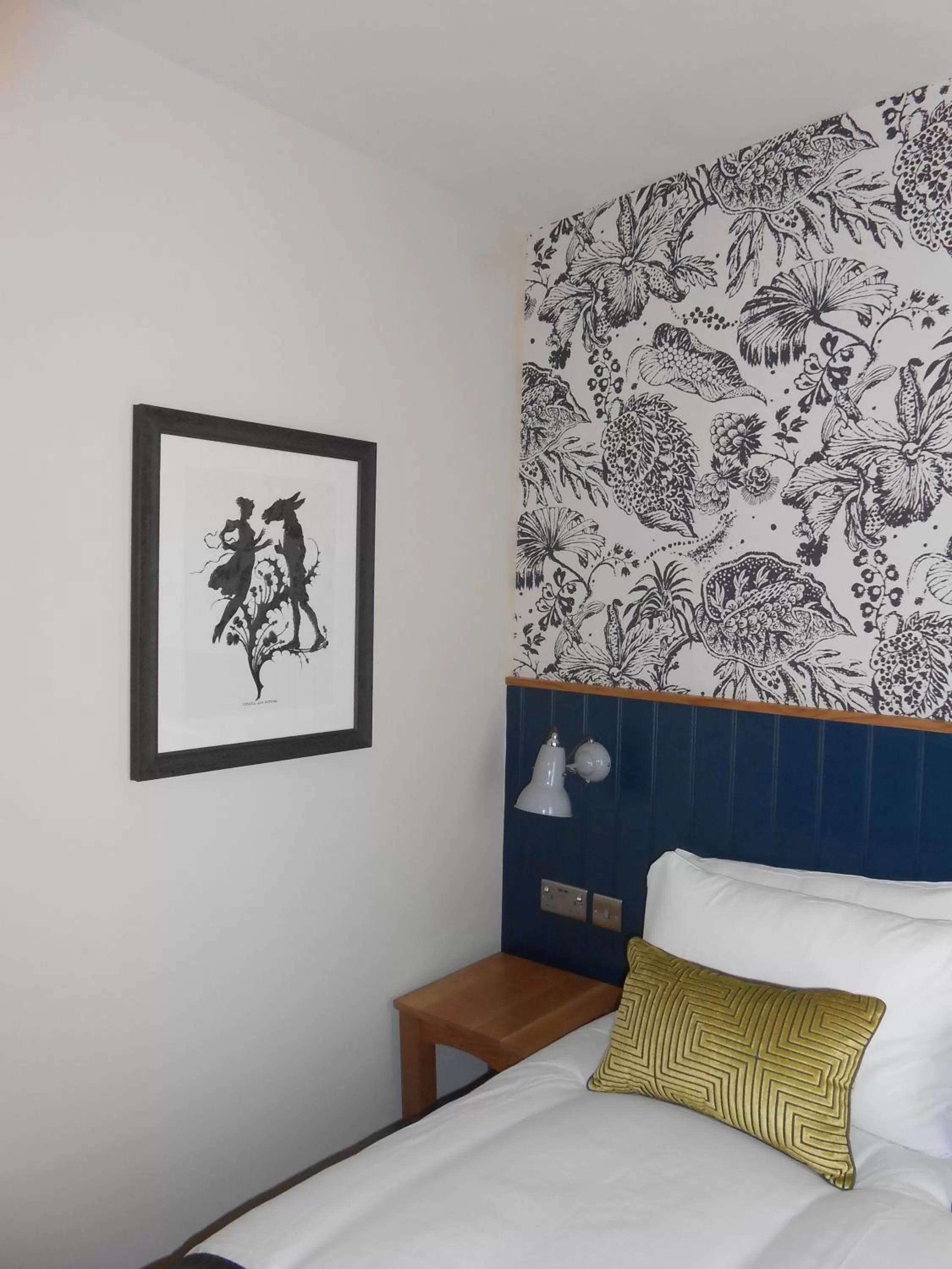 Decorative detail, Bed in Pen and Parchment by Greene King Inns