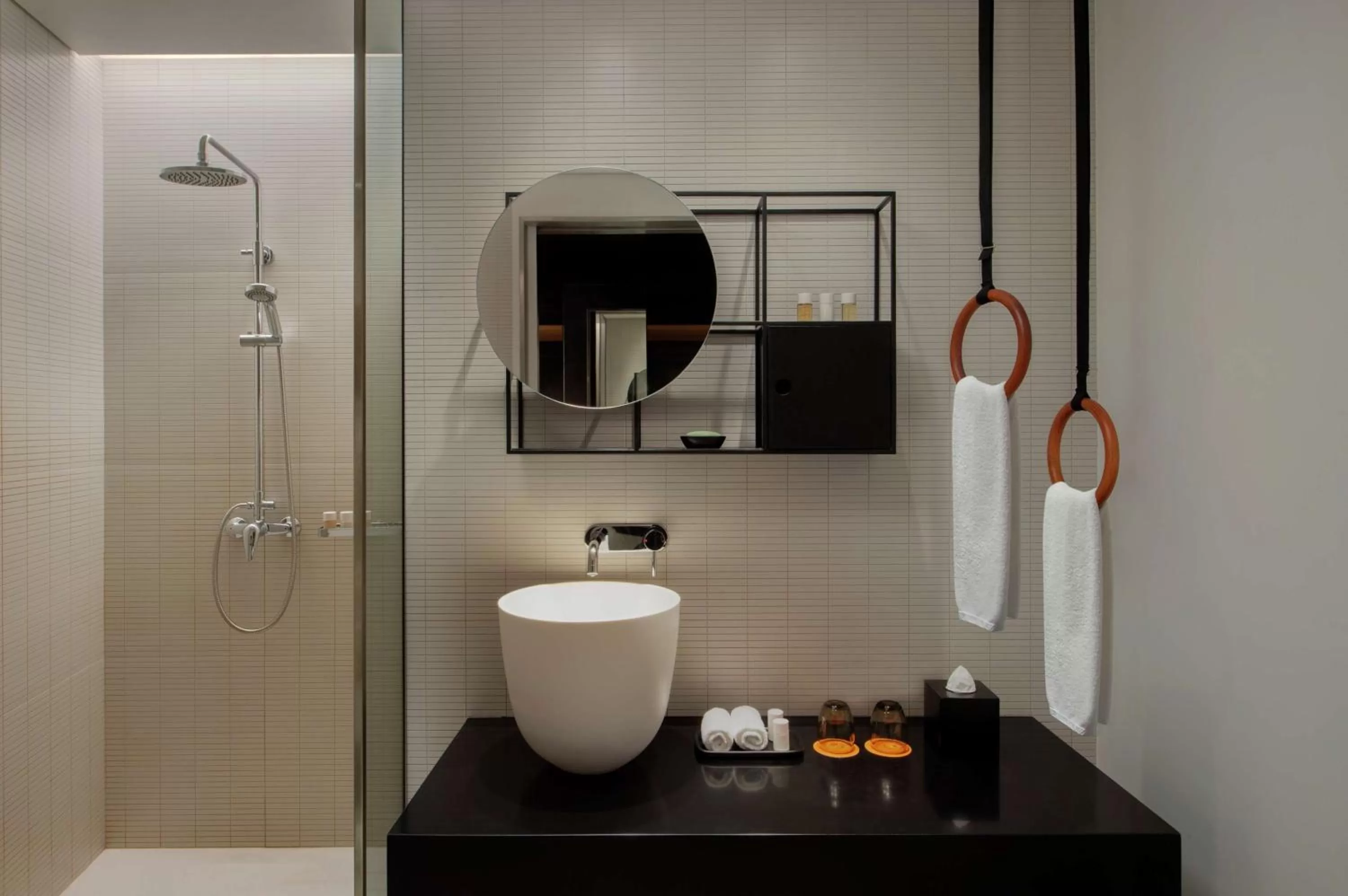 Bathroom in Canopy by Hilton Dubai Al Seef
