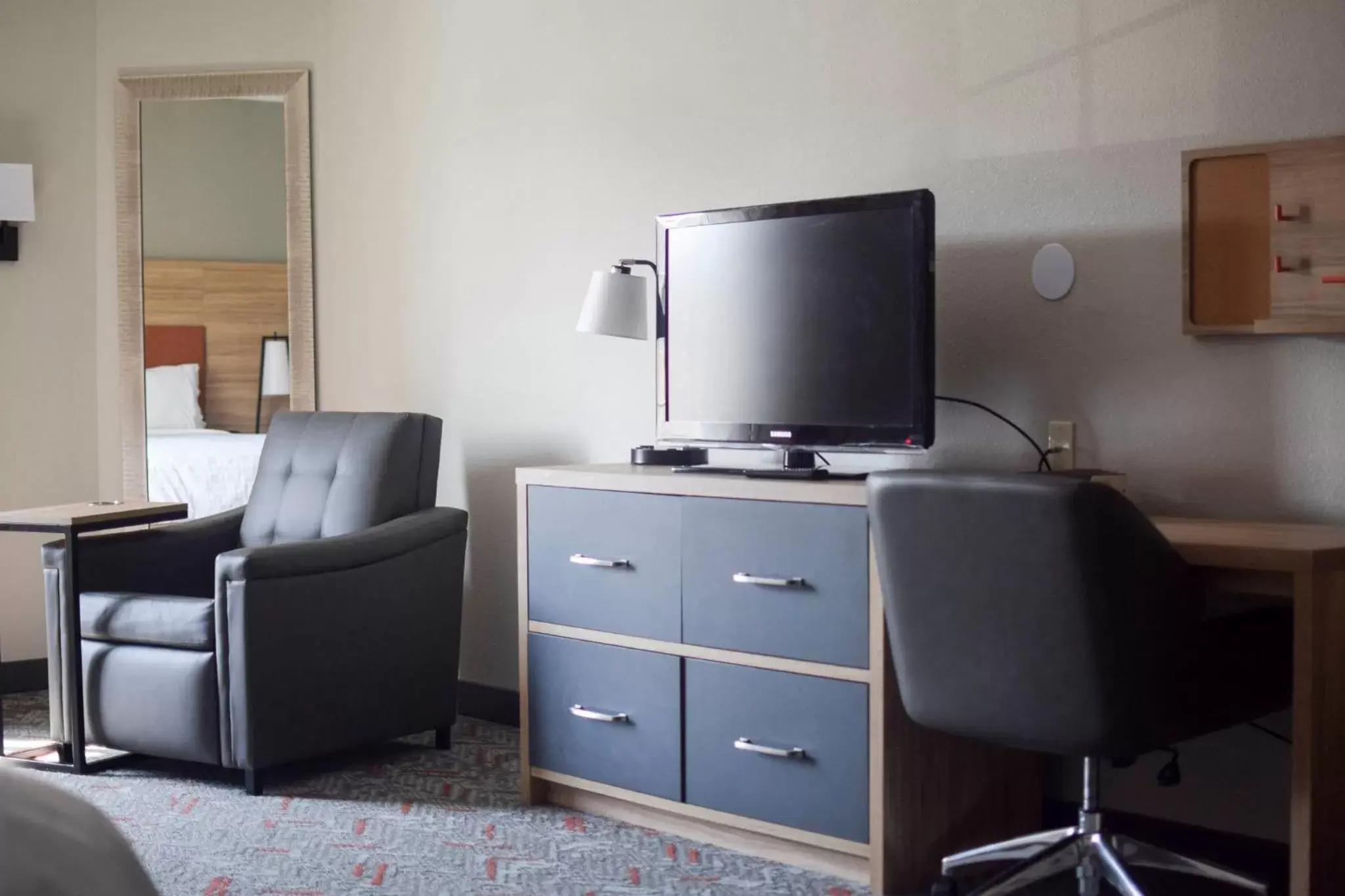 Photo of the whole room, TV/Entertainment Center in Candlewood Suites Houston I-10 East, an IHG Hotel