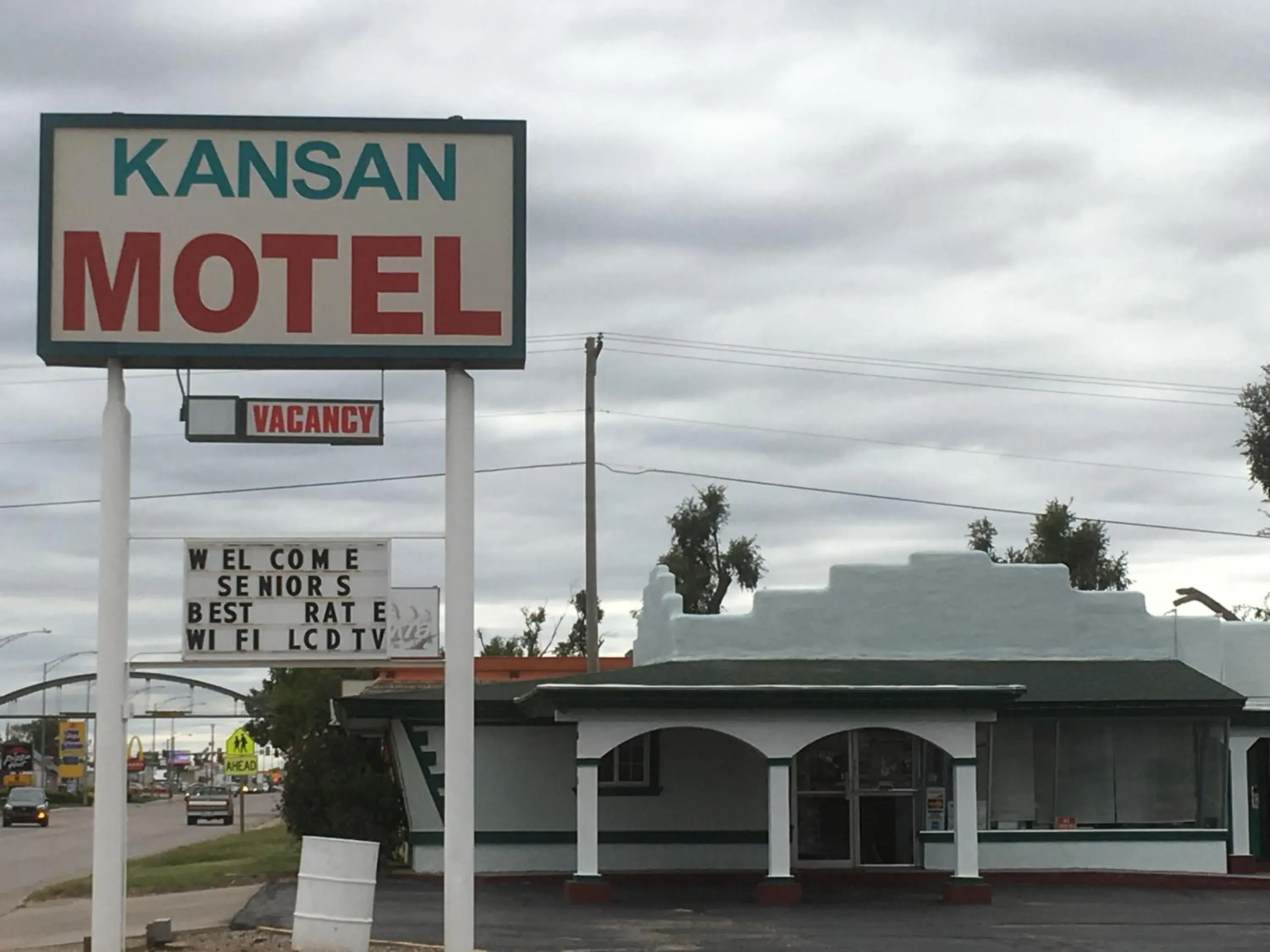 Property logo or sign in Kansan Motel