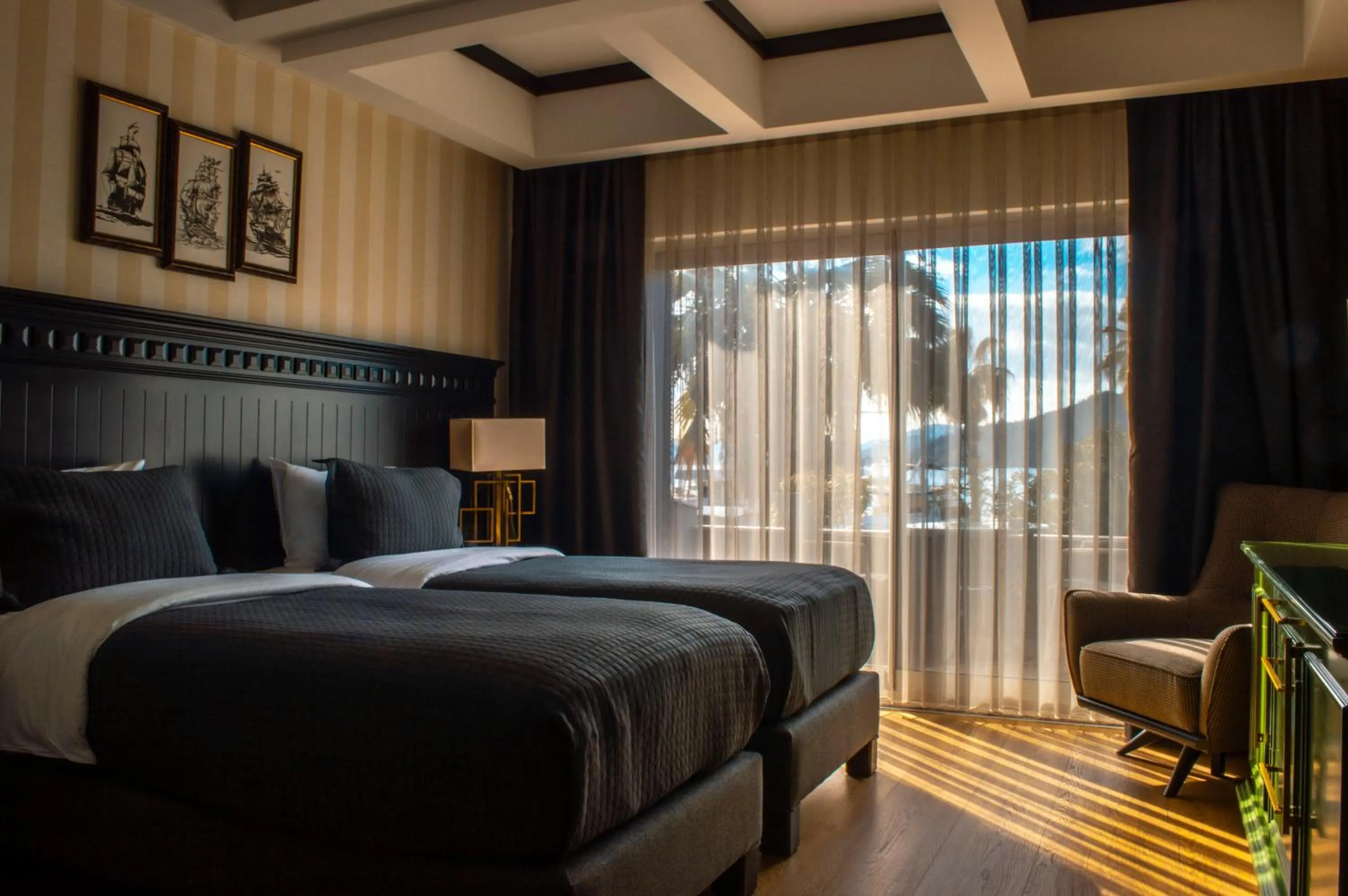 Superior Twin Room with Sea and Marina View in Marina Bay Gocek