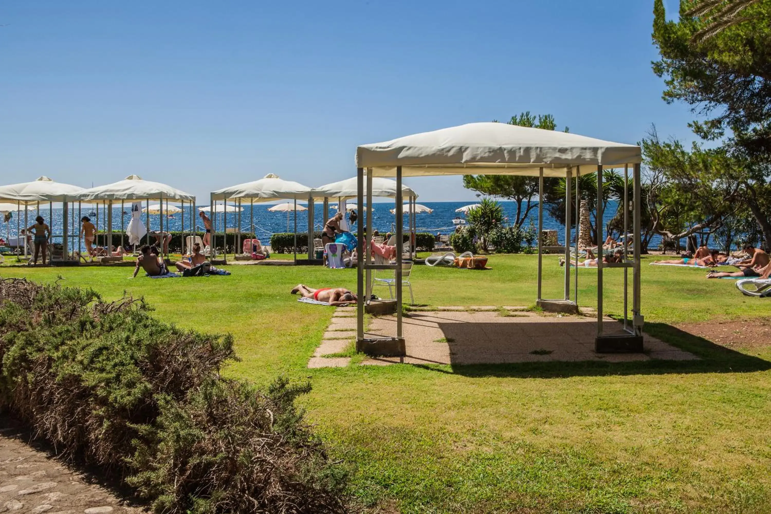 Restaurant/places to eat, Garden in Hotel Calamosca