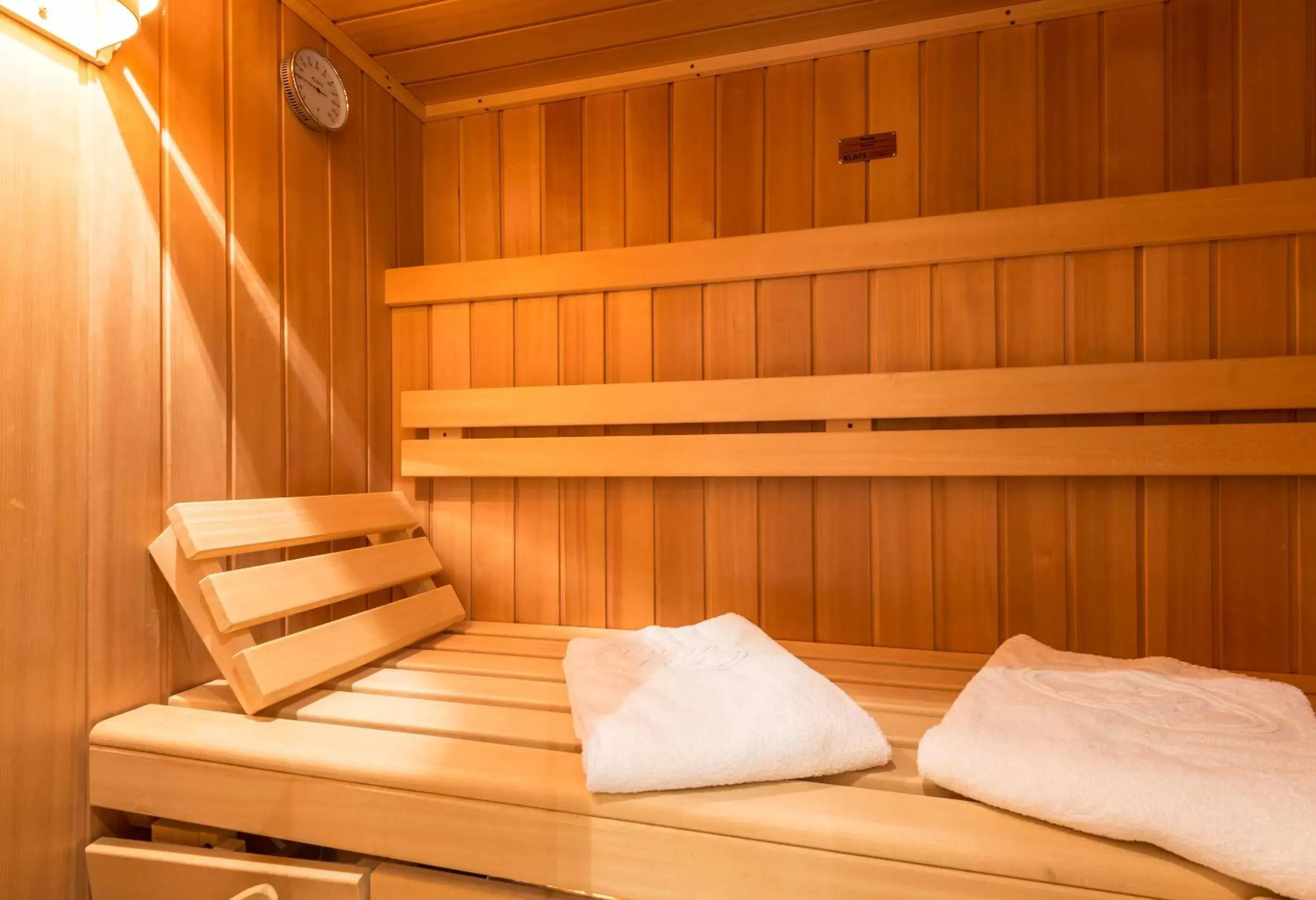 Sauna in Swiss Historic Hotel Masson