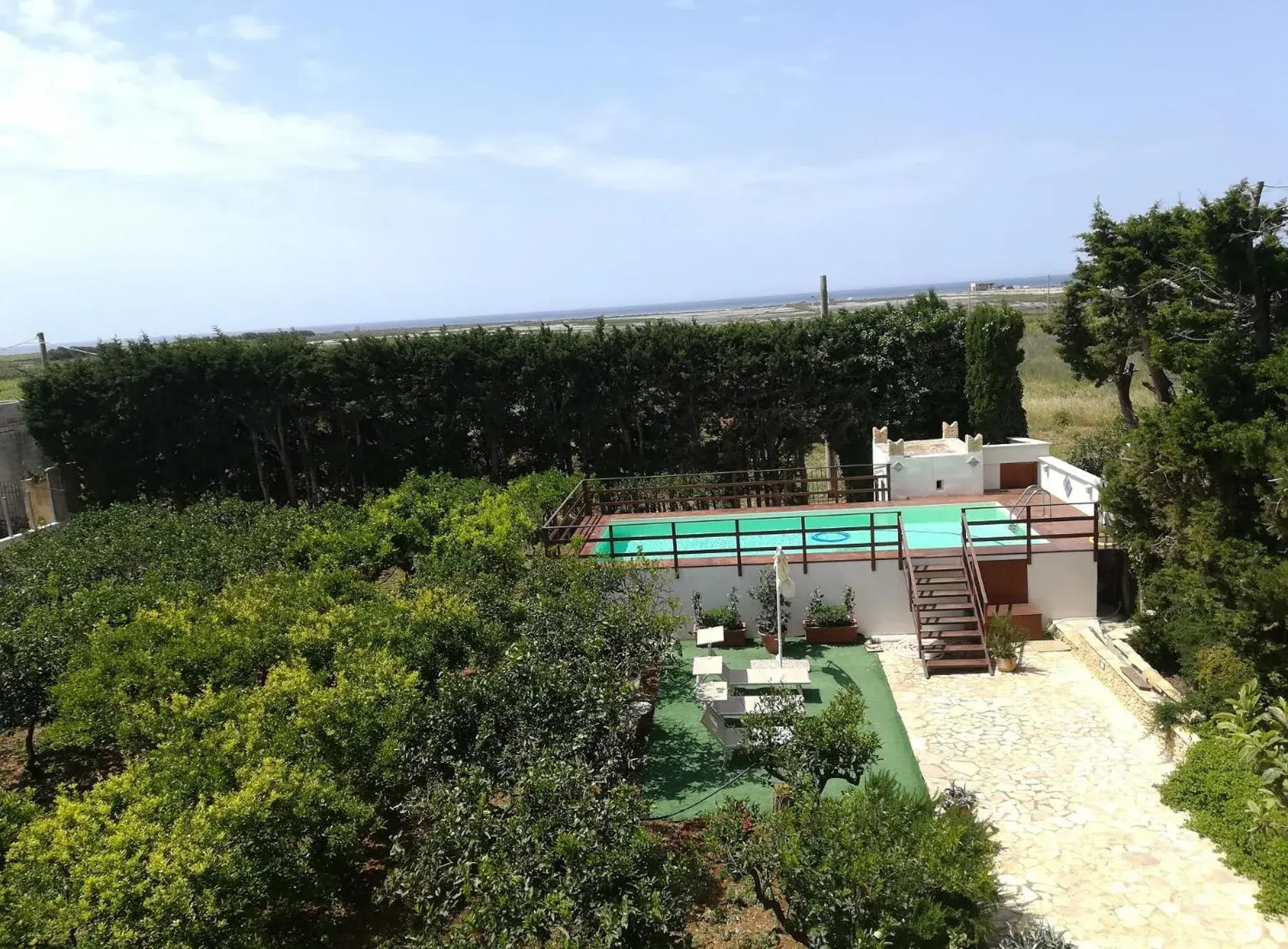 View (from property/room), Pool View in Baglio Spanò - Antiche Dimore di Sicilia