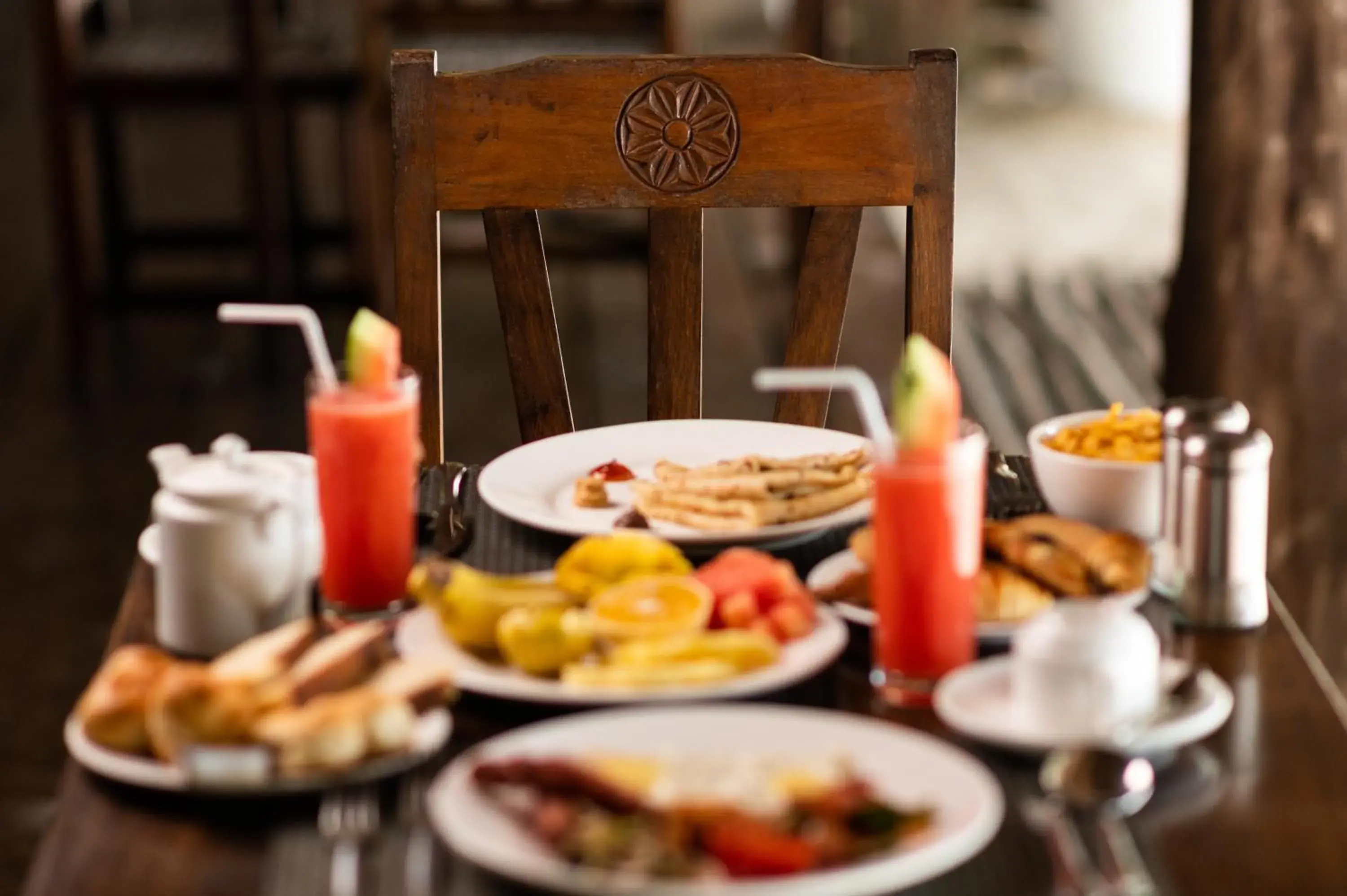 Food and drinks in Hakuna Majiwe Beach Lodge Zanzibar