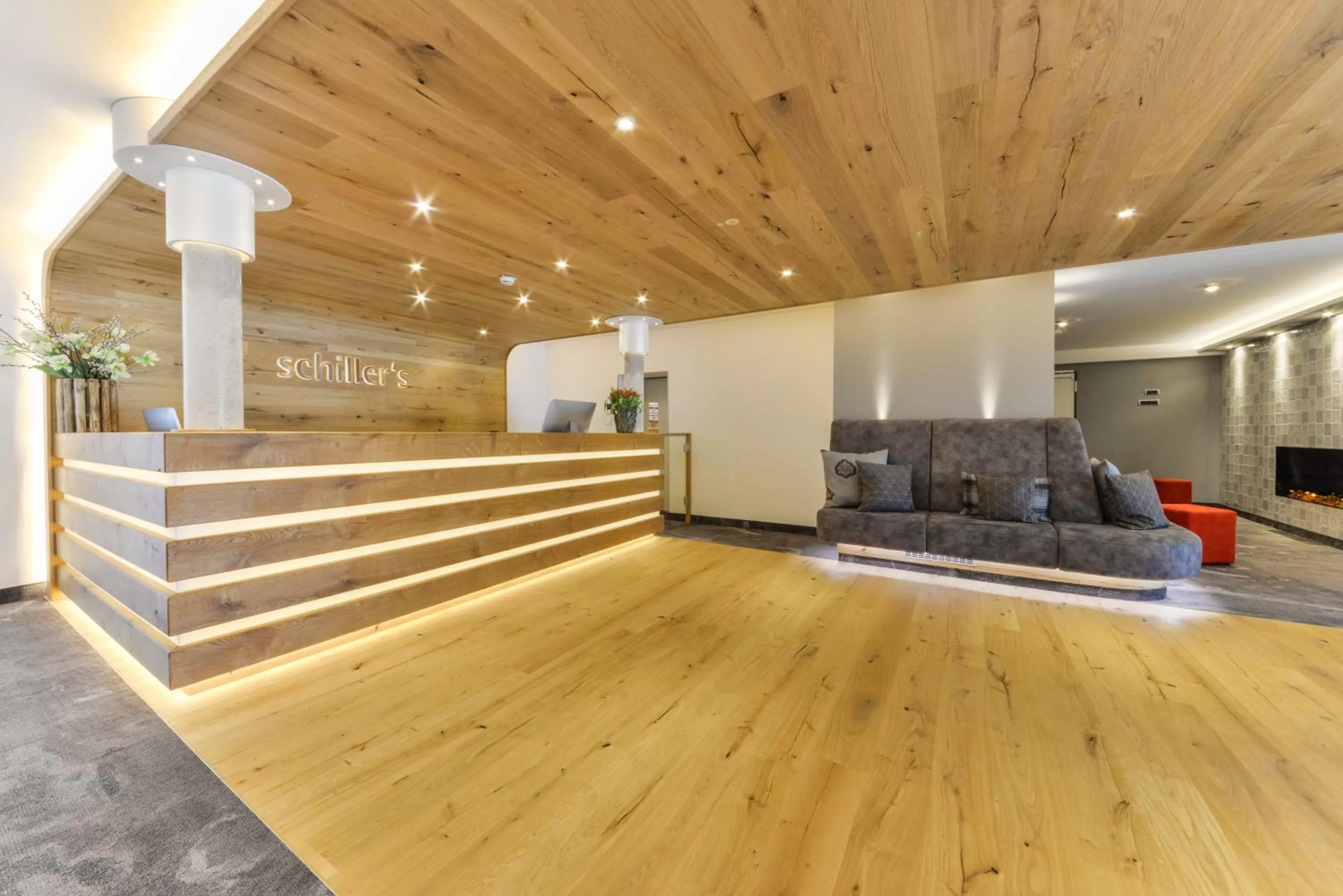 Lobby or reception in Hotel Schiller