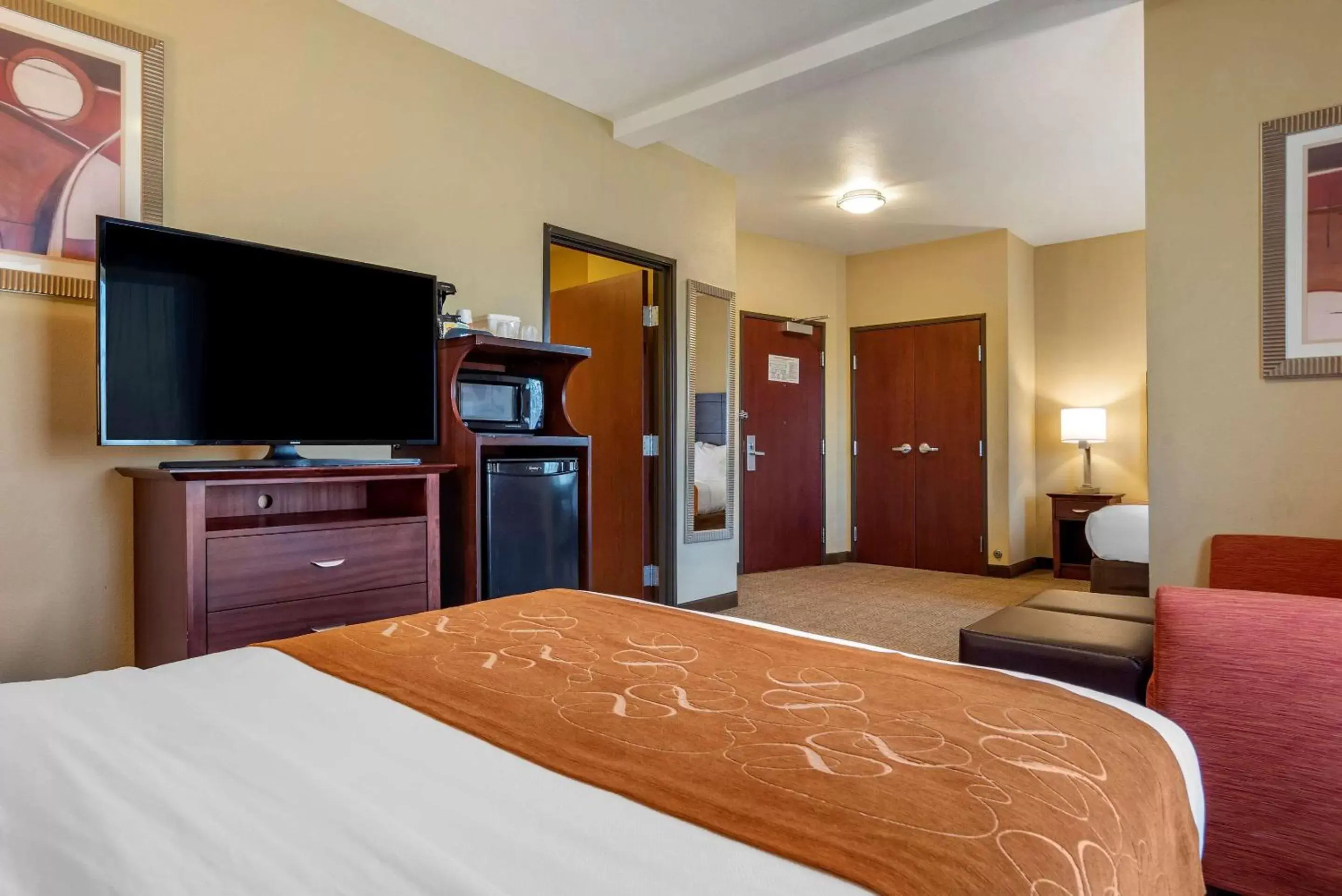 Photo of the whole room, TV/Entertainment Center in Comfort Suites Airport South