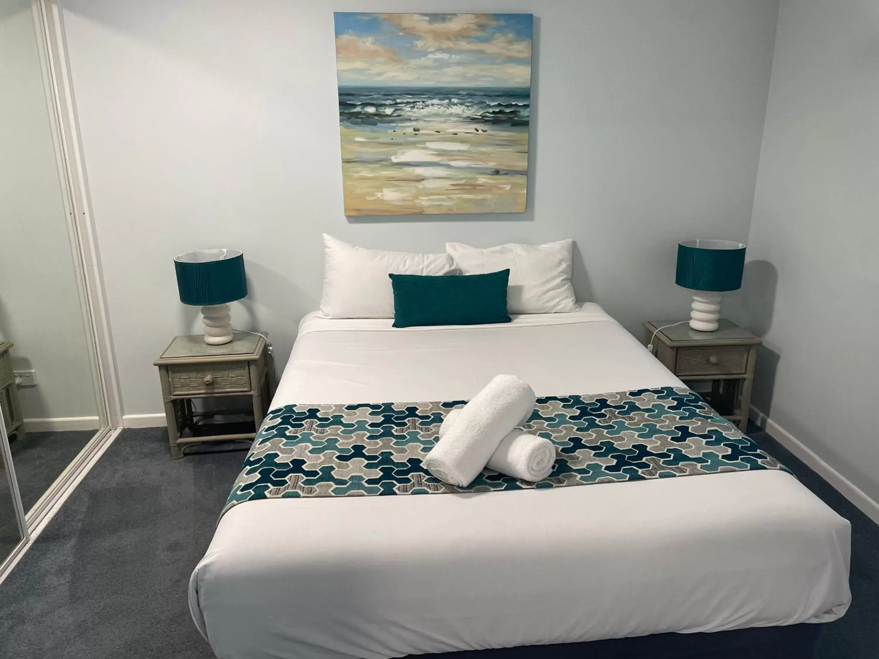 Bed in Nautilus Resort Mooloolaba