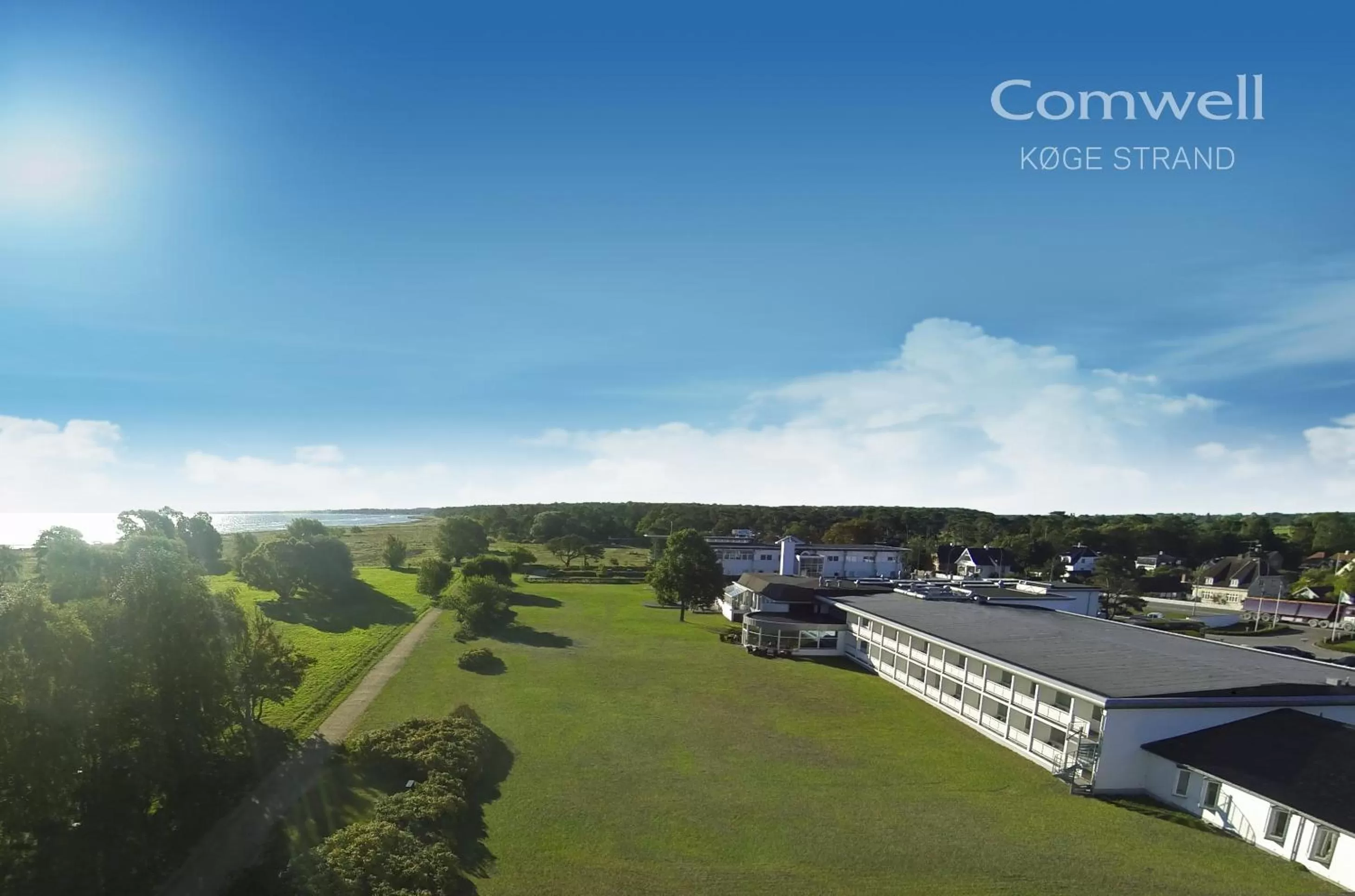 Bird's eye view in Comwell Køge Strand