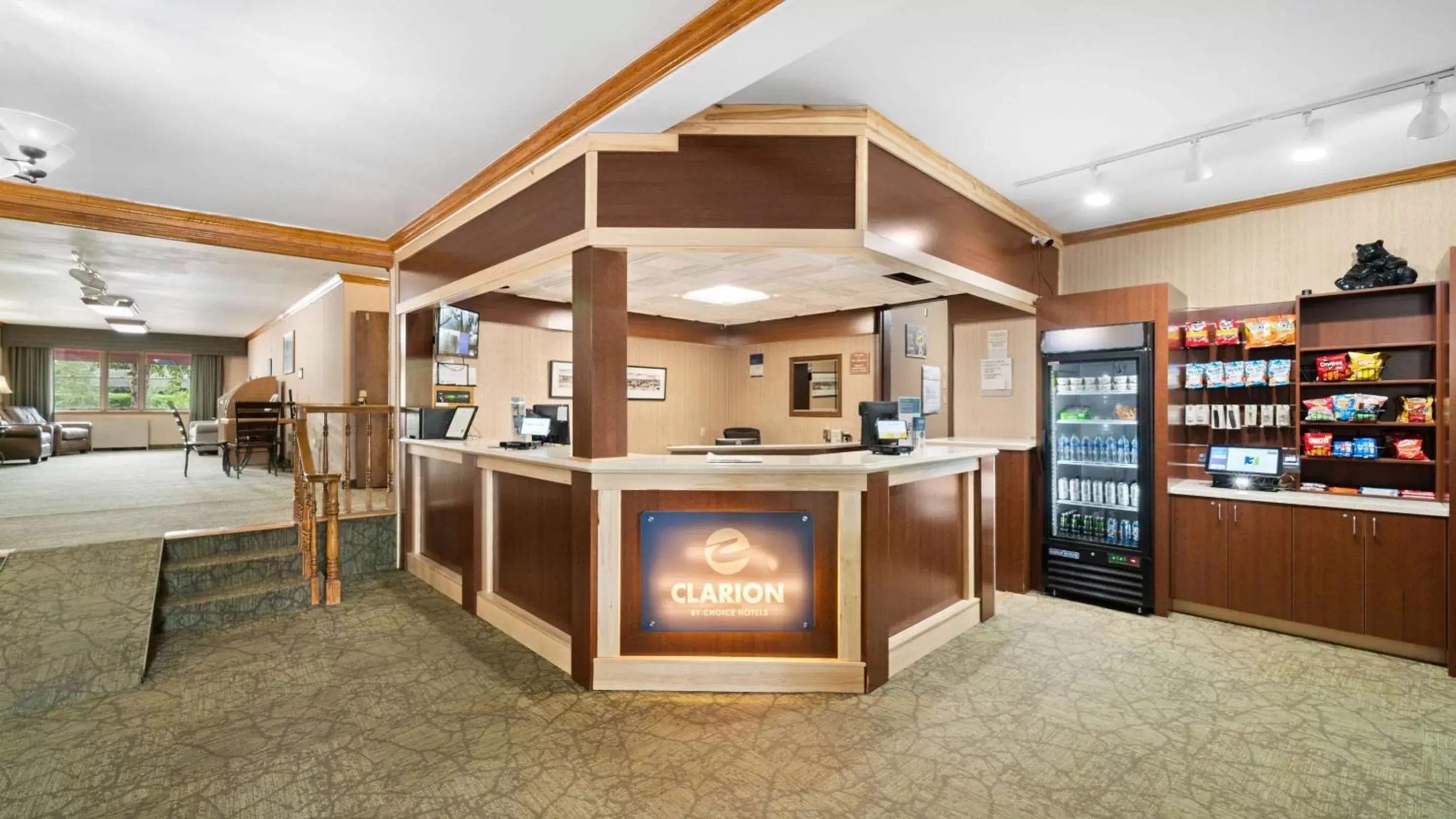 Lobby or reception, Lobby/Reception in Clarion Hotel & Suites Fairbanks near Ft. Wainwright