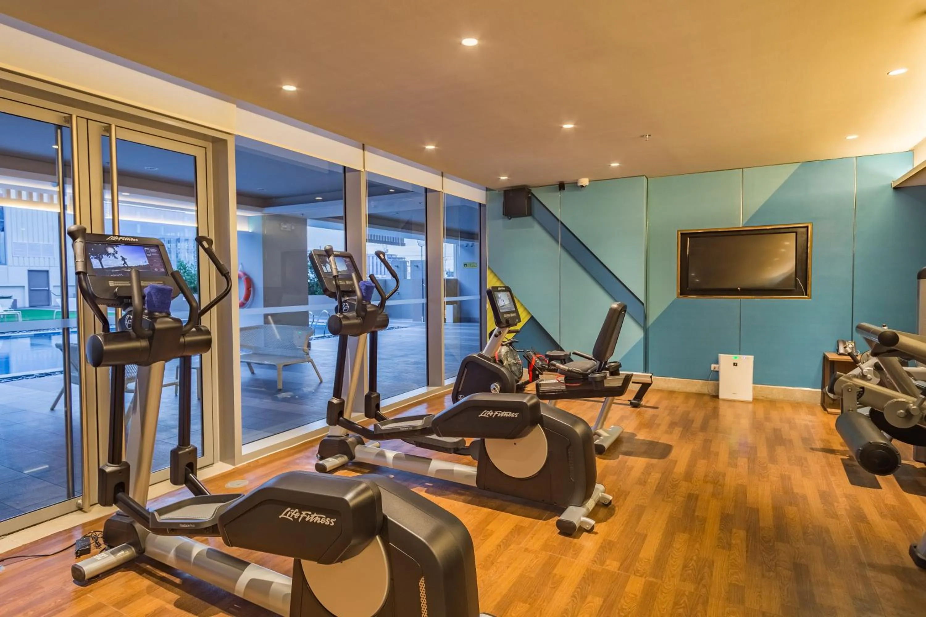 Fitness centre/facilities in Citadines Bay City Manila