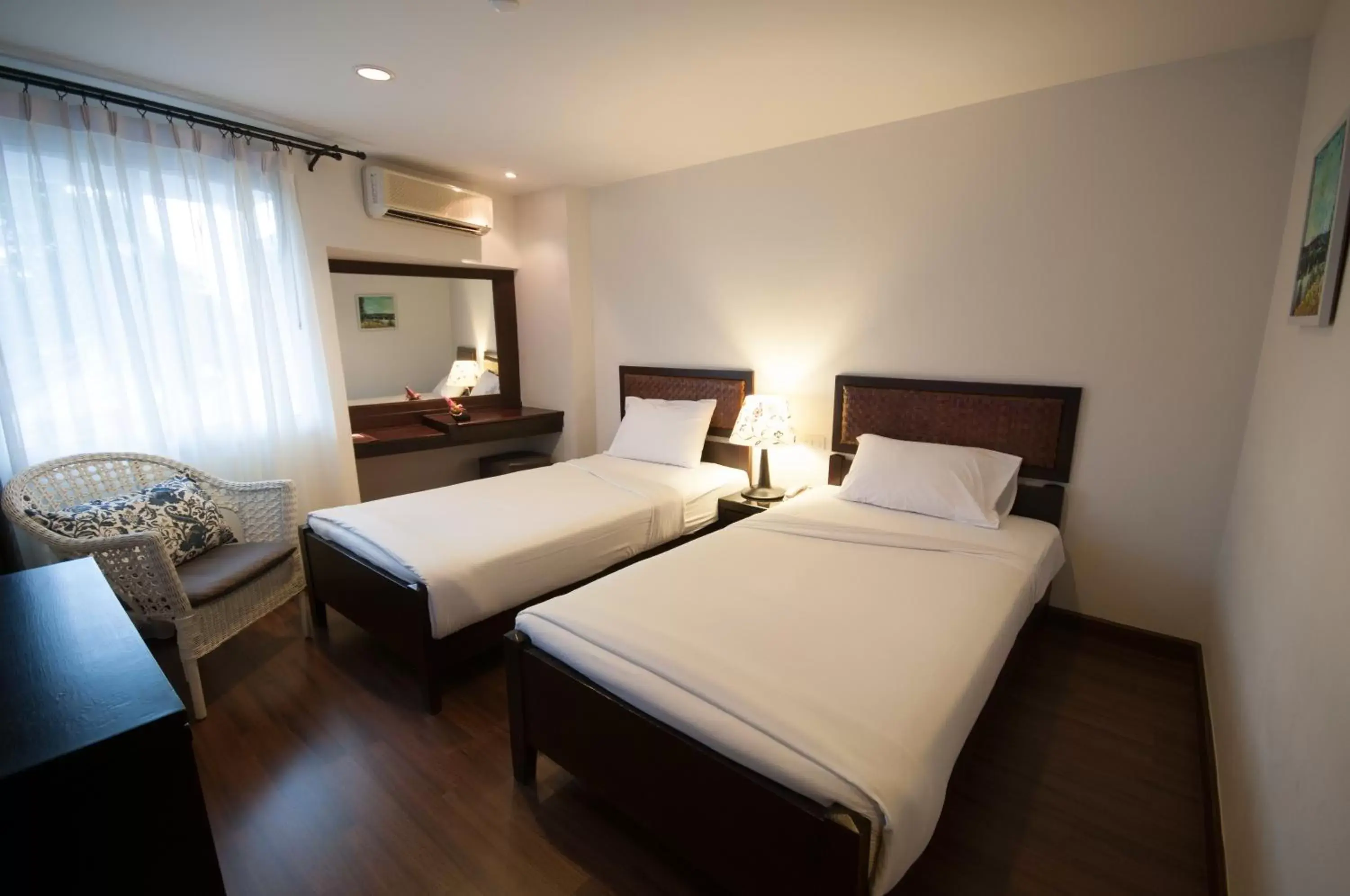 Bedroom, Bed in Kasemsarn Hotel Chanthaburi