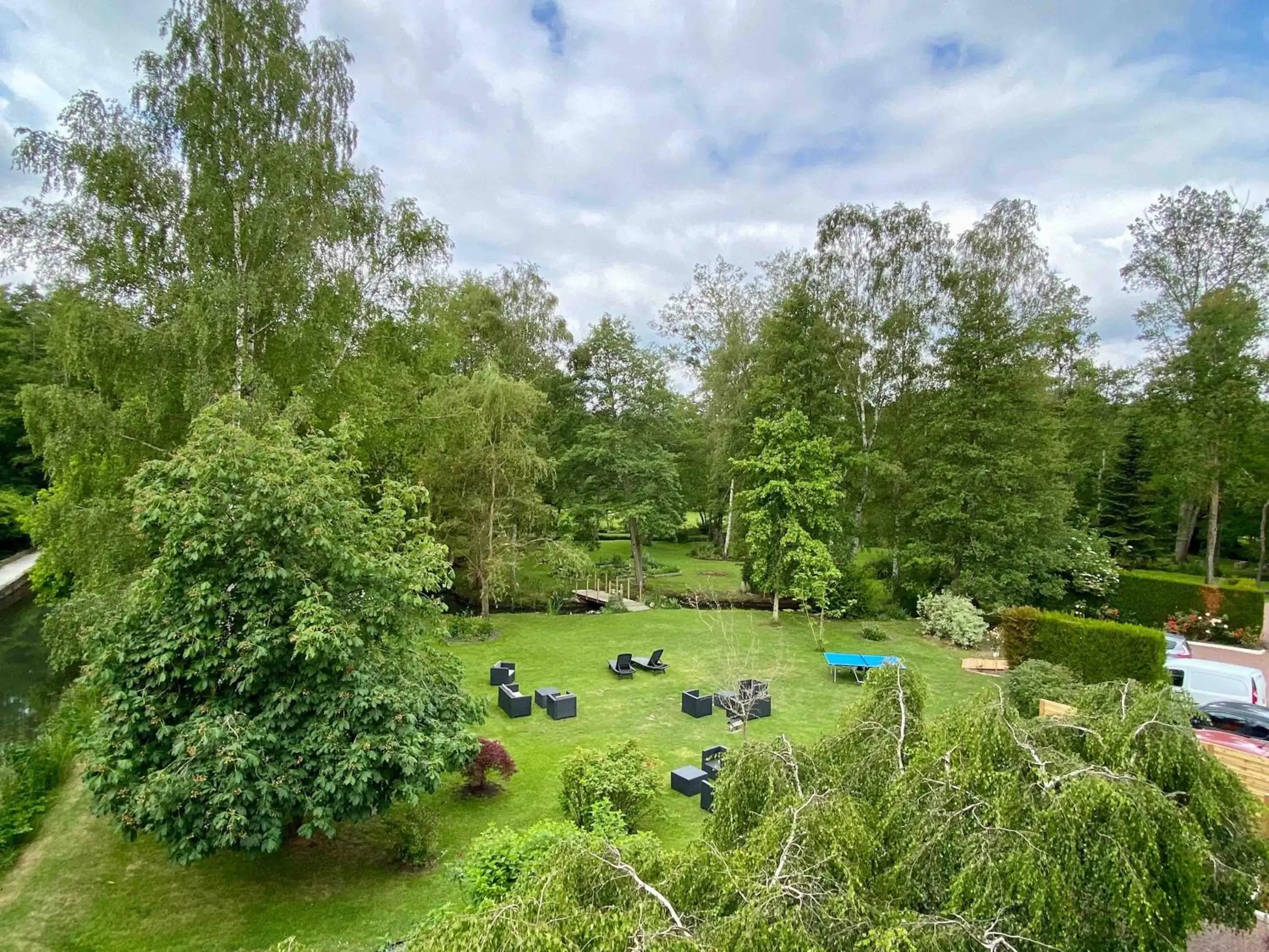 Garden in Le Moulin Fouret