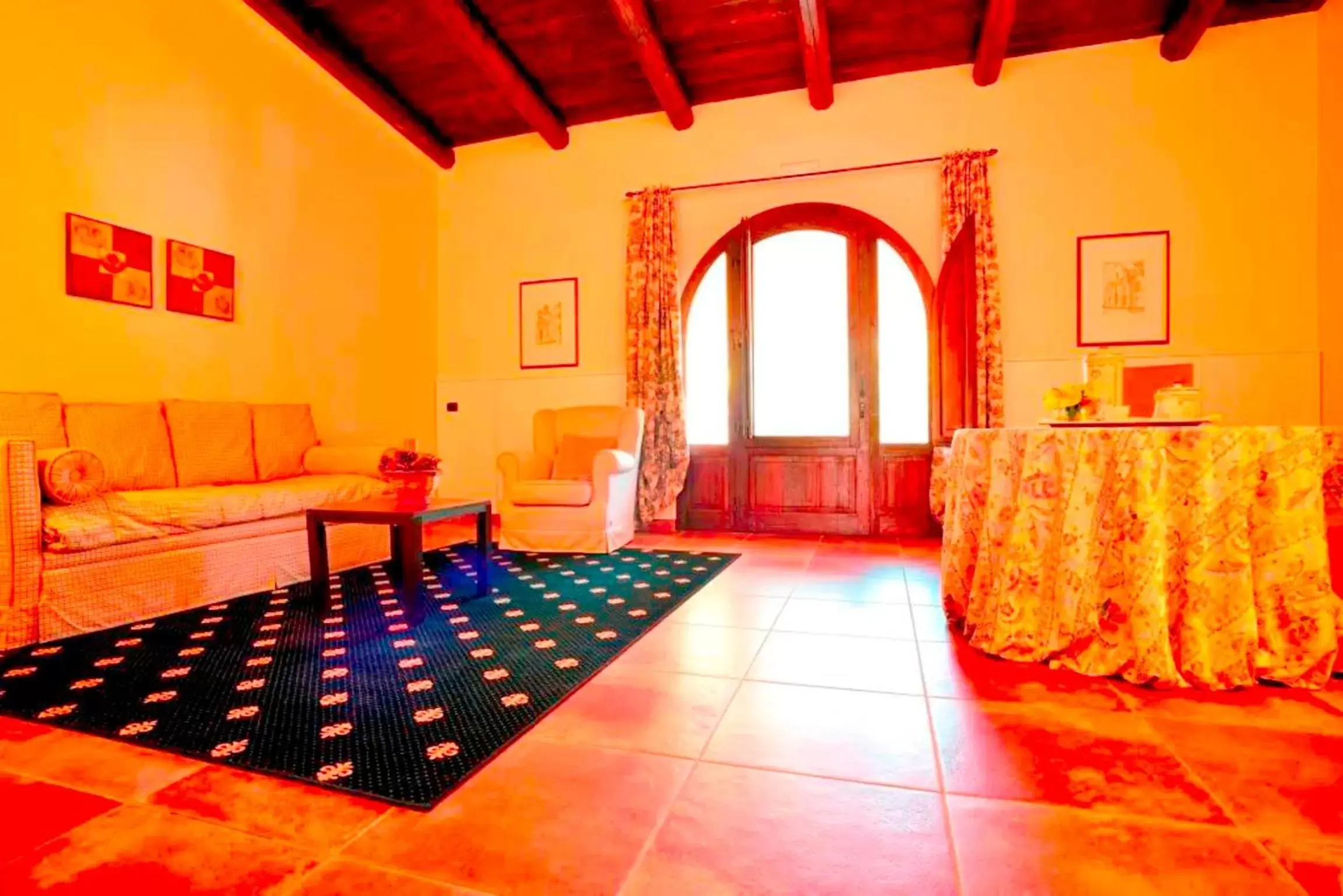 Decorative detail, Seating Area in Hotel Tenuta San Francesco