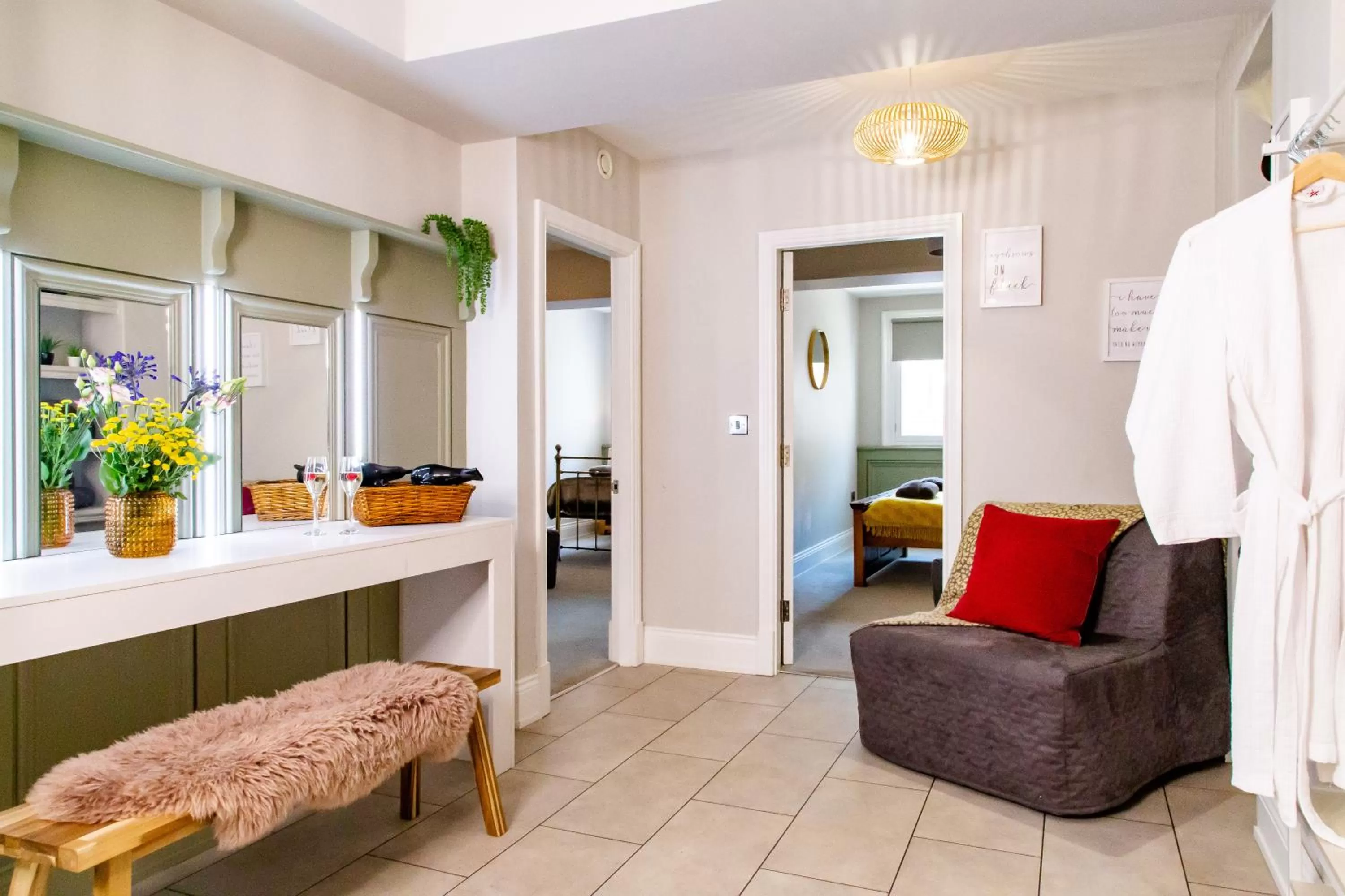 Living room in Goodramgate Apartments