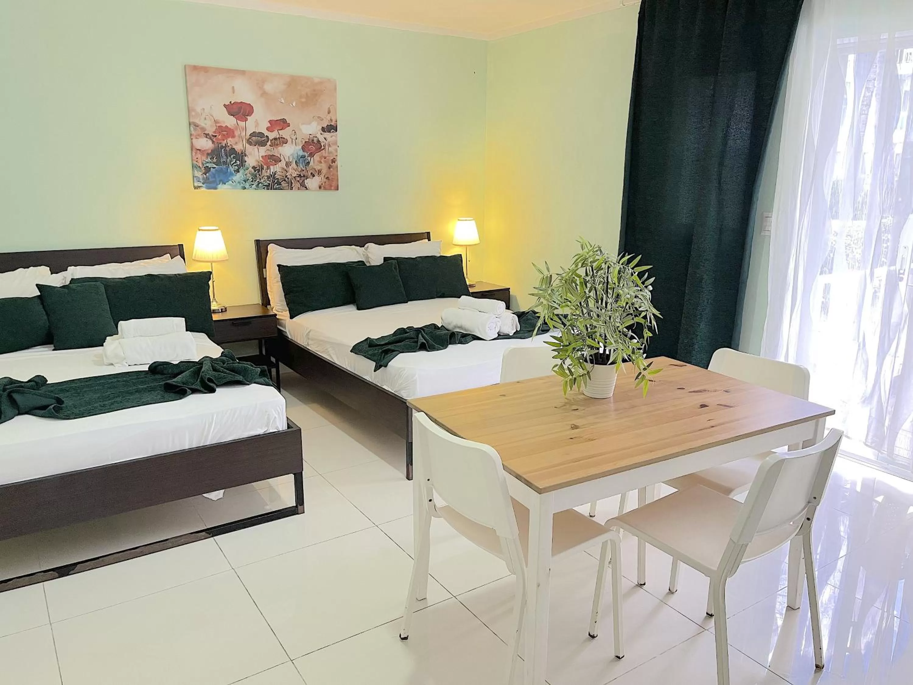 Bed in Sol Caribe del MAR BEACH STUDIOS WiFi HOTEL Los Corales Bavaro La Altagracia BEACH CLUB & SPA