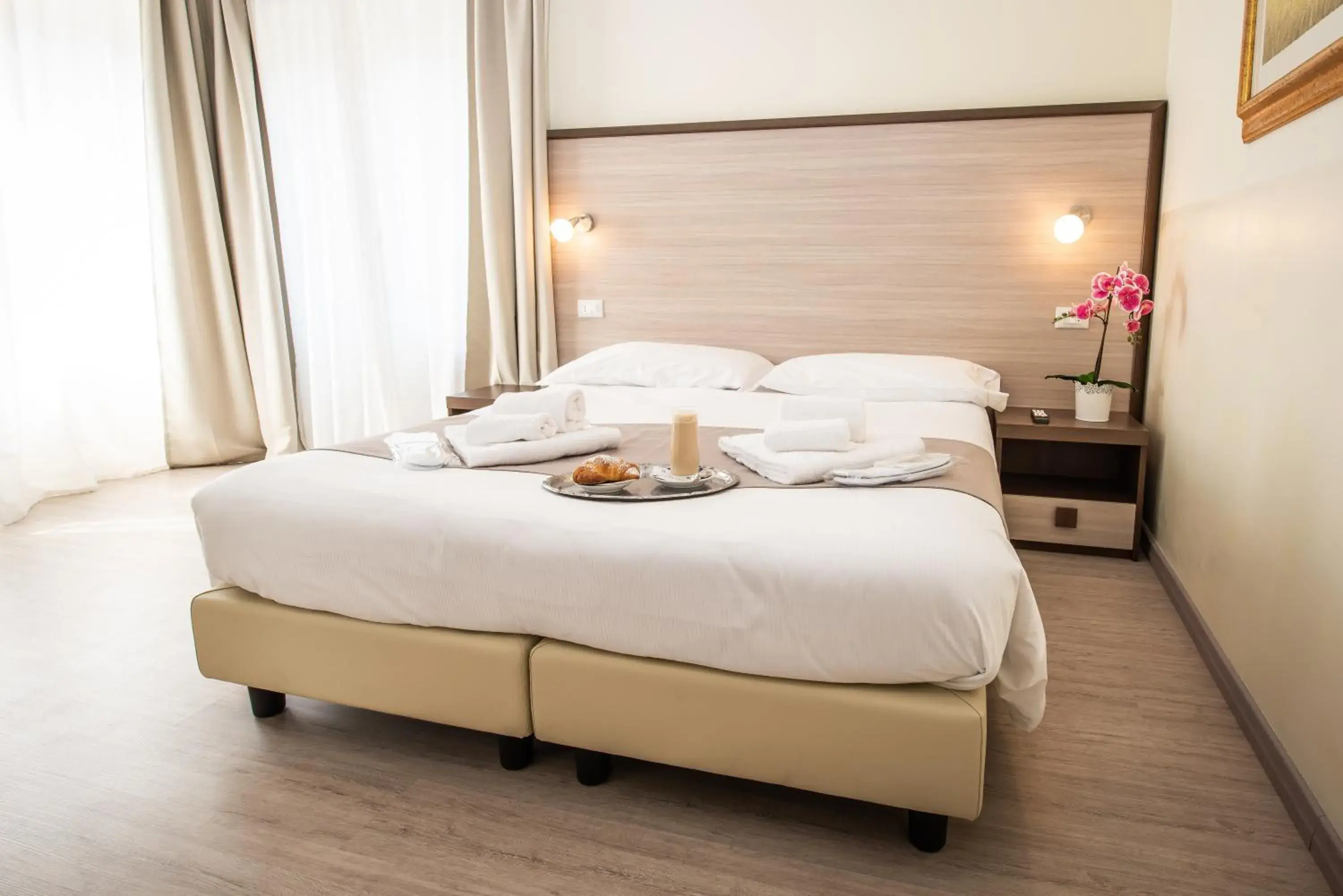 Bedroom, Bed in Hotel Rosa