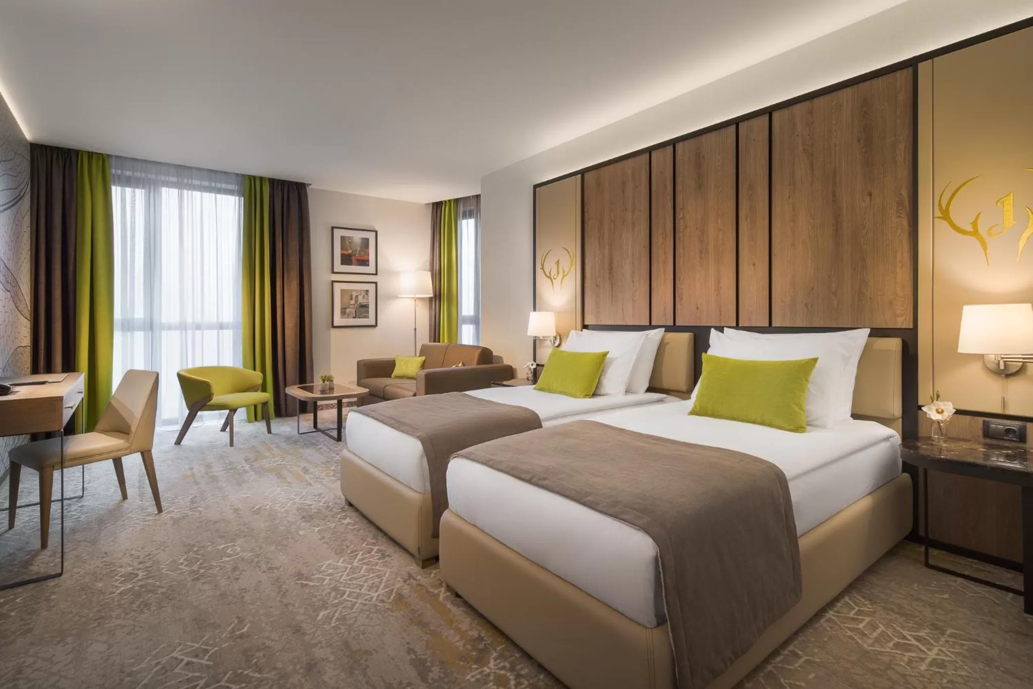 Bed in Hotel Jägerhof