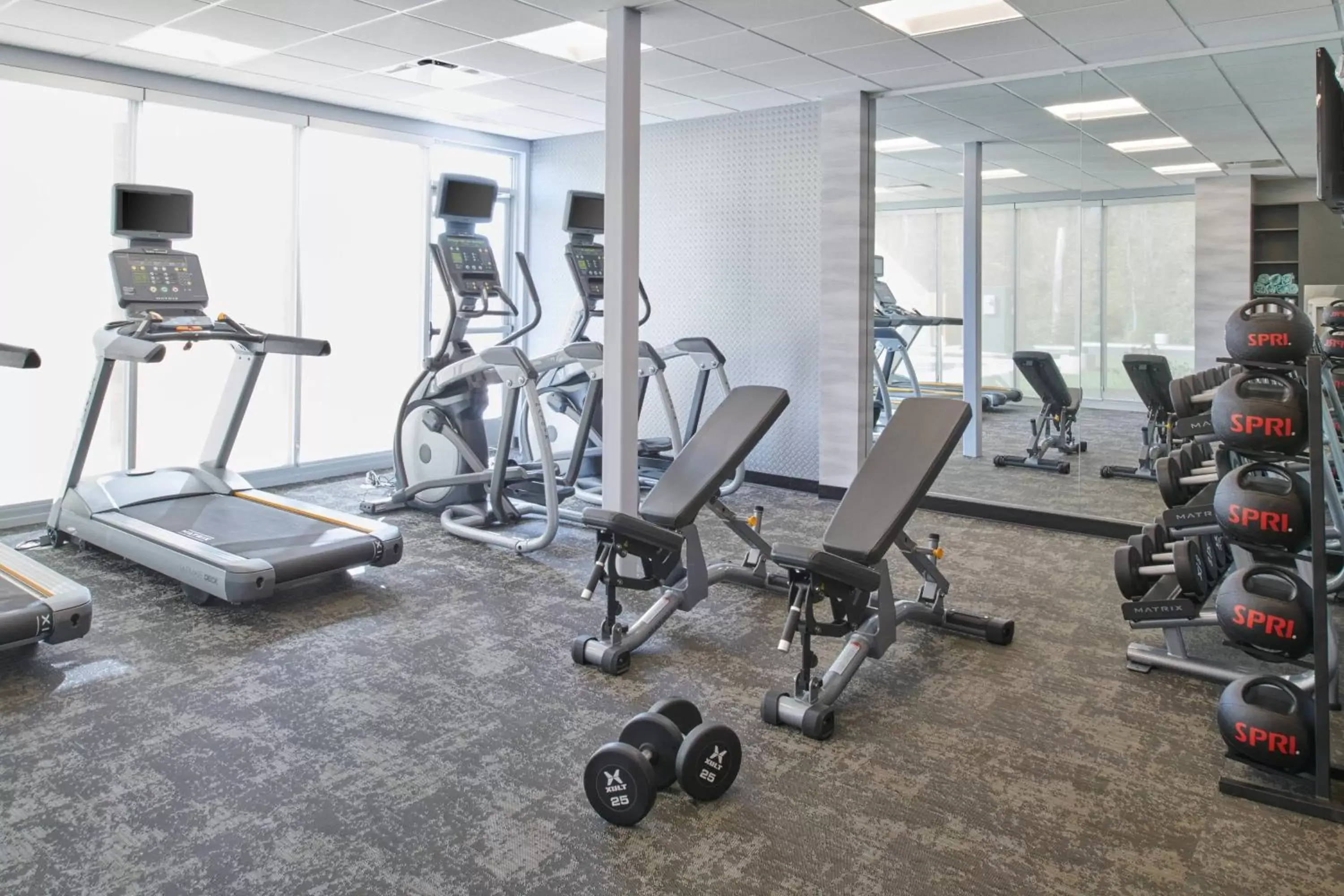 Fitness centre/facilities, Fitness Center/Facilities in Fairfield Inn & Suites by Marriott Louisville Jeffersonville