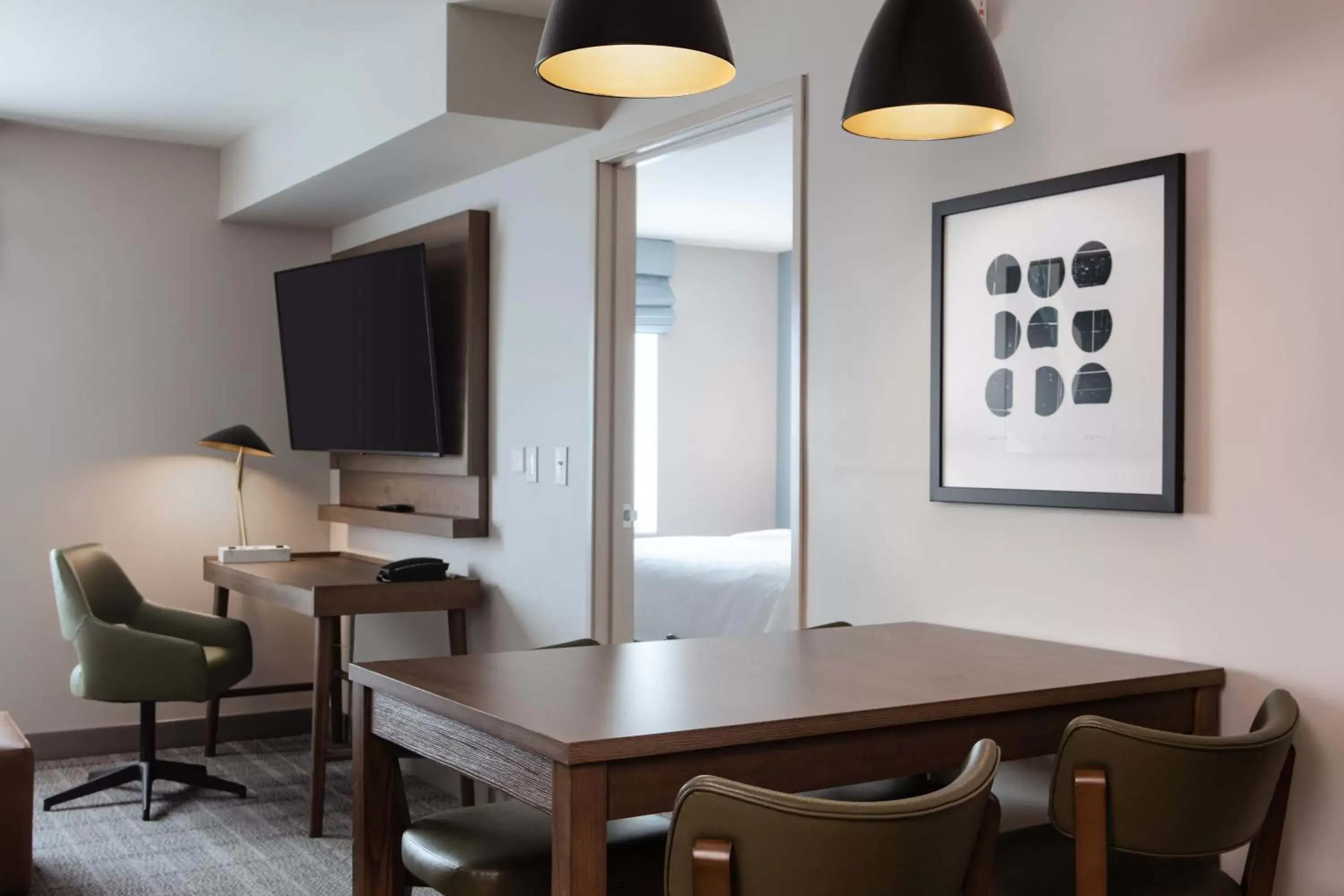 Photo of the whole room, TV/Entertainment Center in Staybridge Suites - Iowa City - Coralville, an IHG Hotel