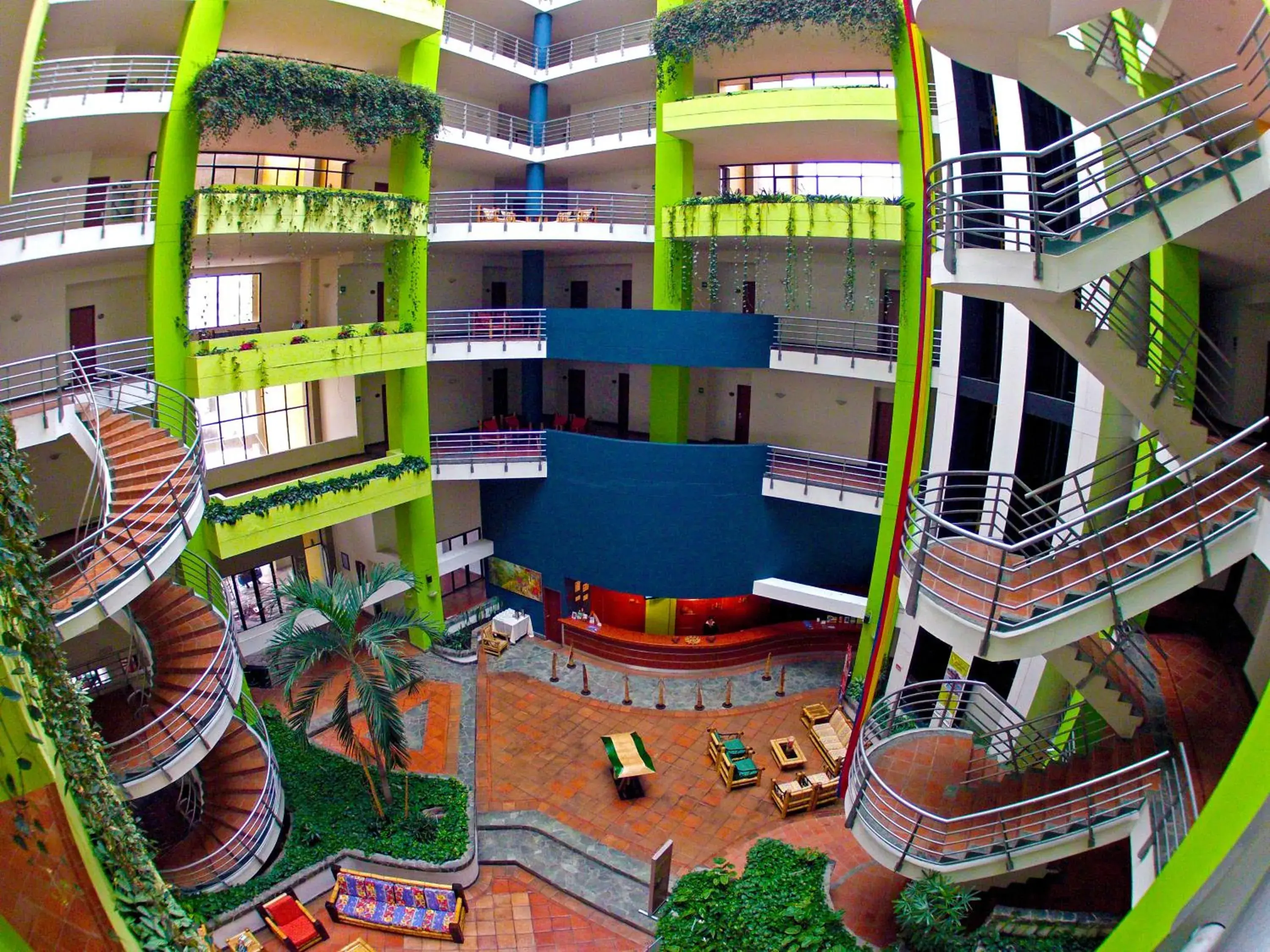 Bird's eye view, Pool View in Armenia Hotel