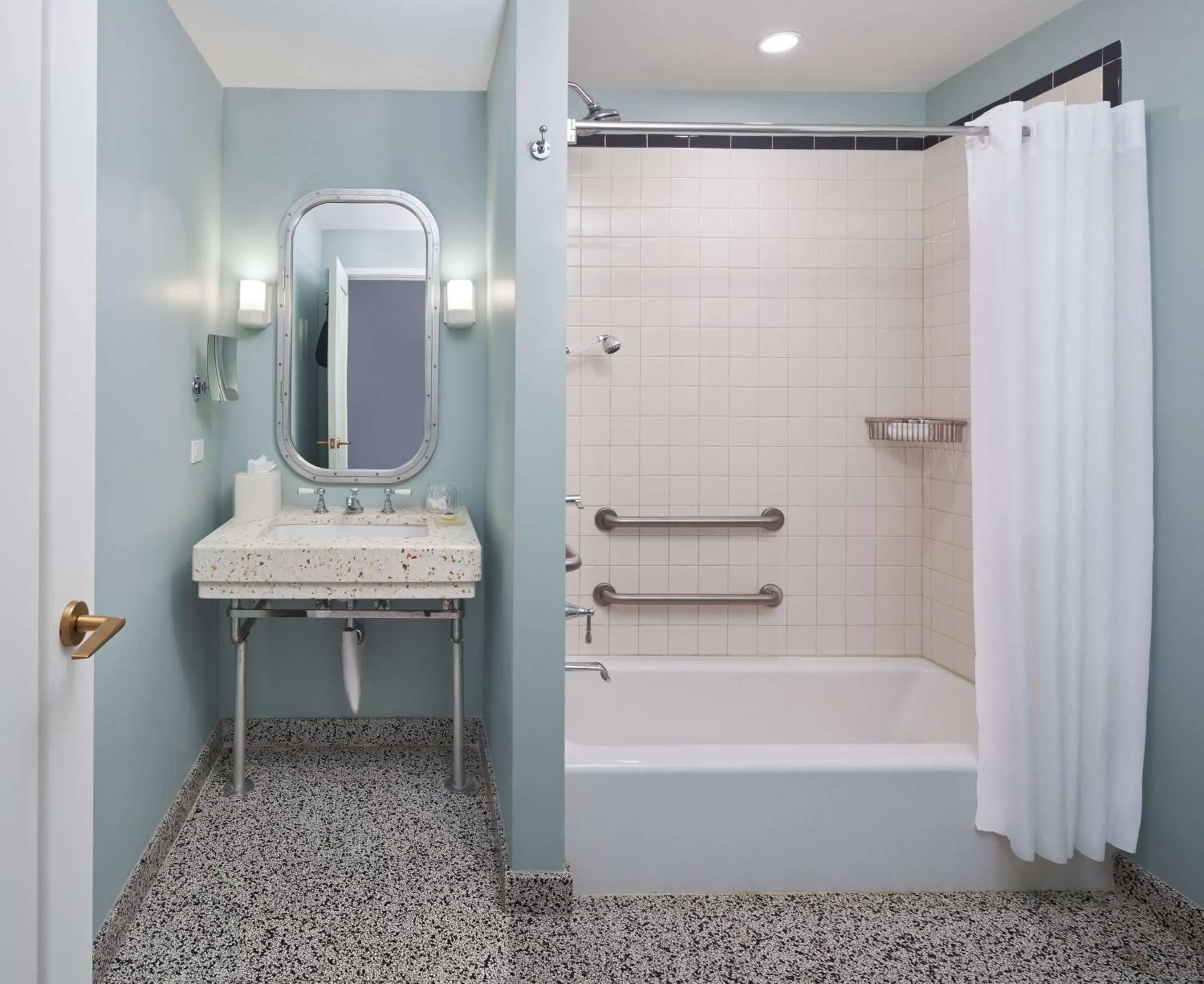 Bathroom in The Confidante Miami Beach, part of Hyatt