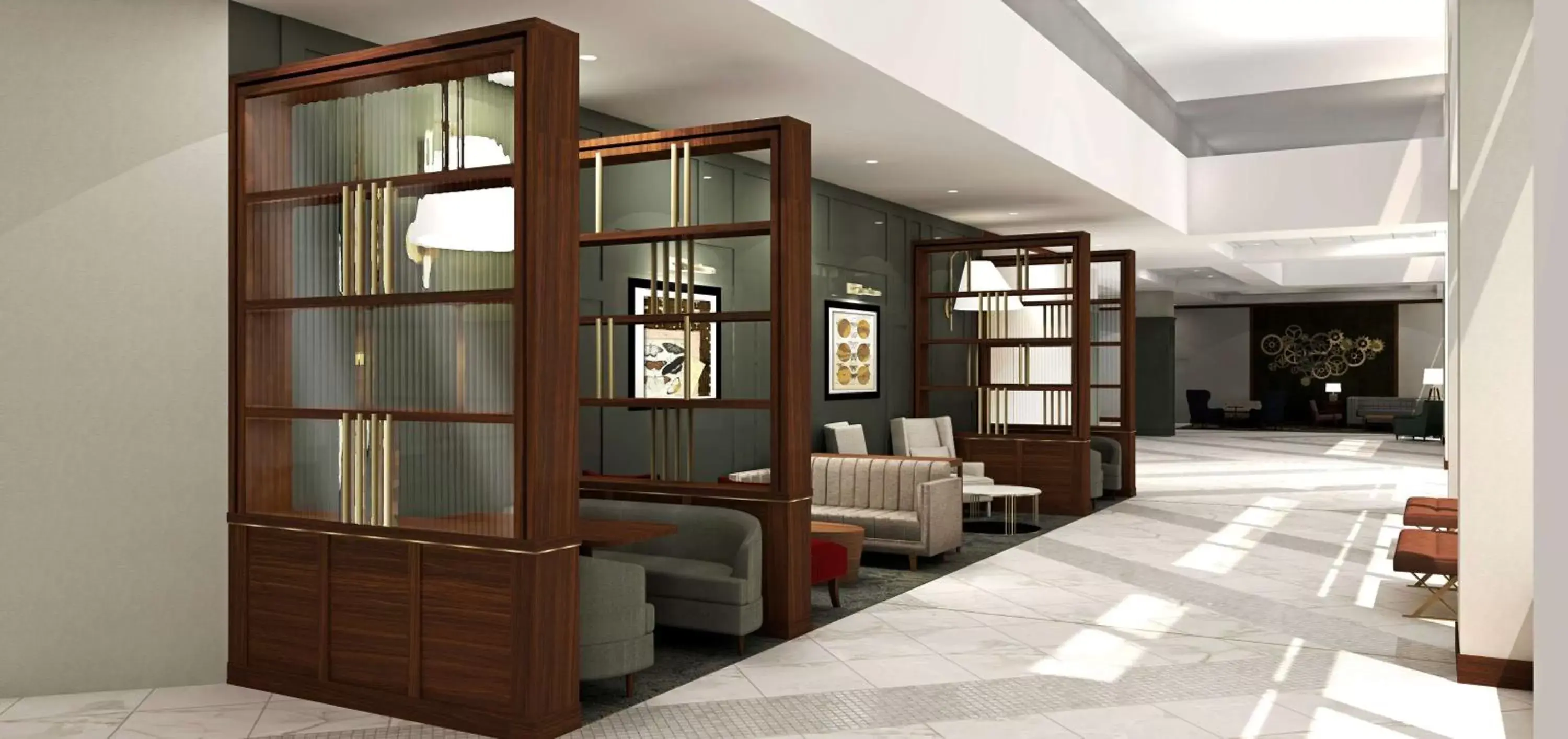 Lobby or reception in DoubleTree by Hilton Lansing