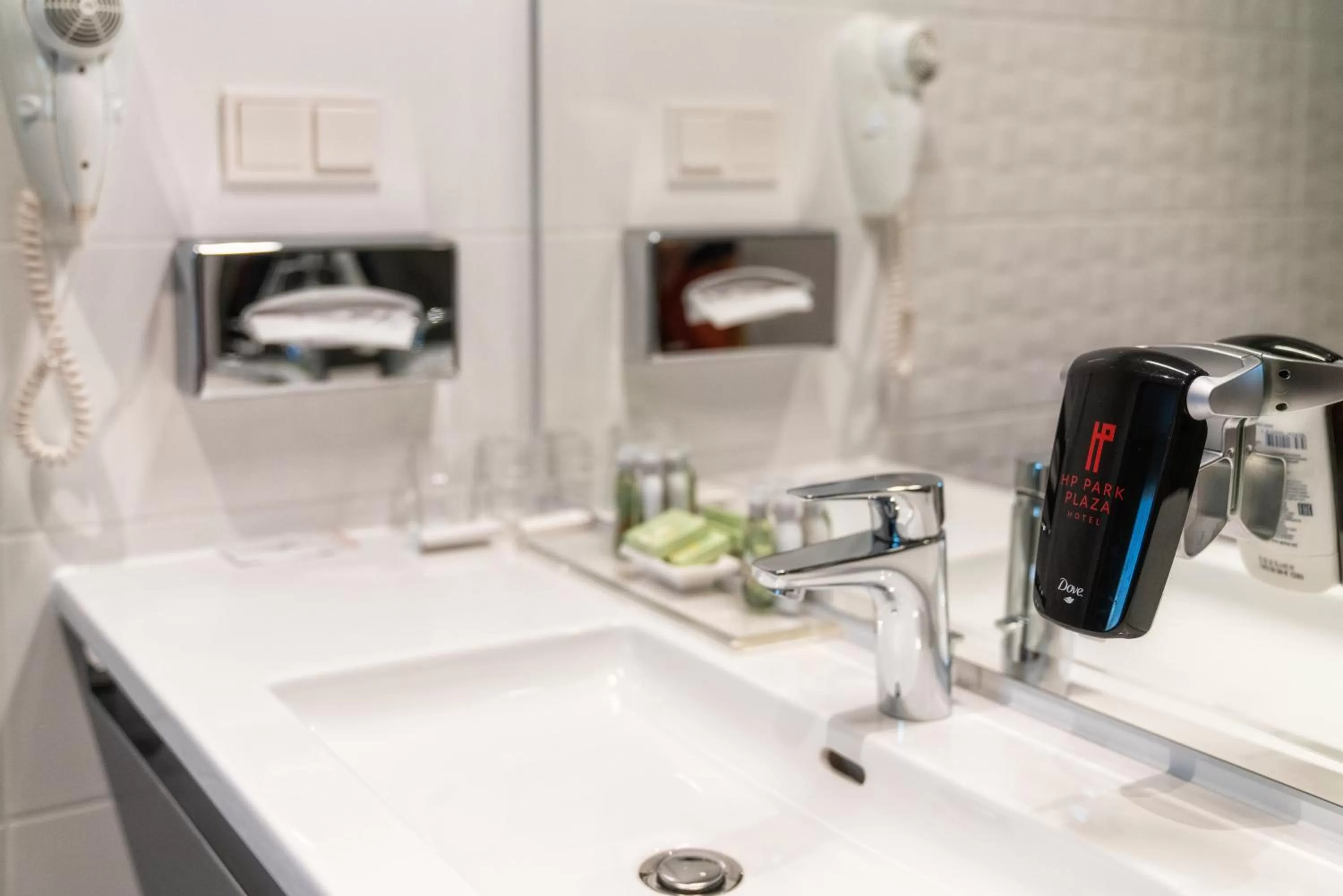 Bathroom in HP Park Plaza