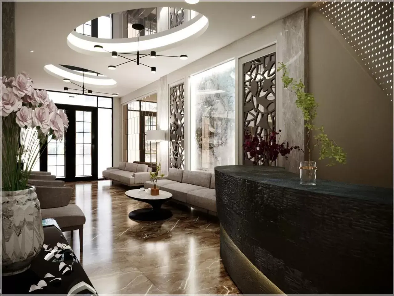 Living room in L'amant de Hanoi Hotel - khách sạn Lamant de Hà Nội Living room in L'amant de Hanoi Hotel - khách sạn Lamant de Hà Nội