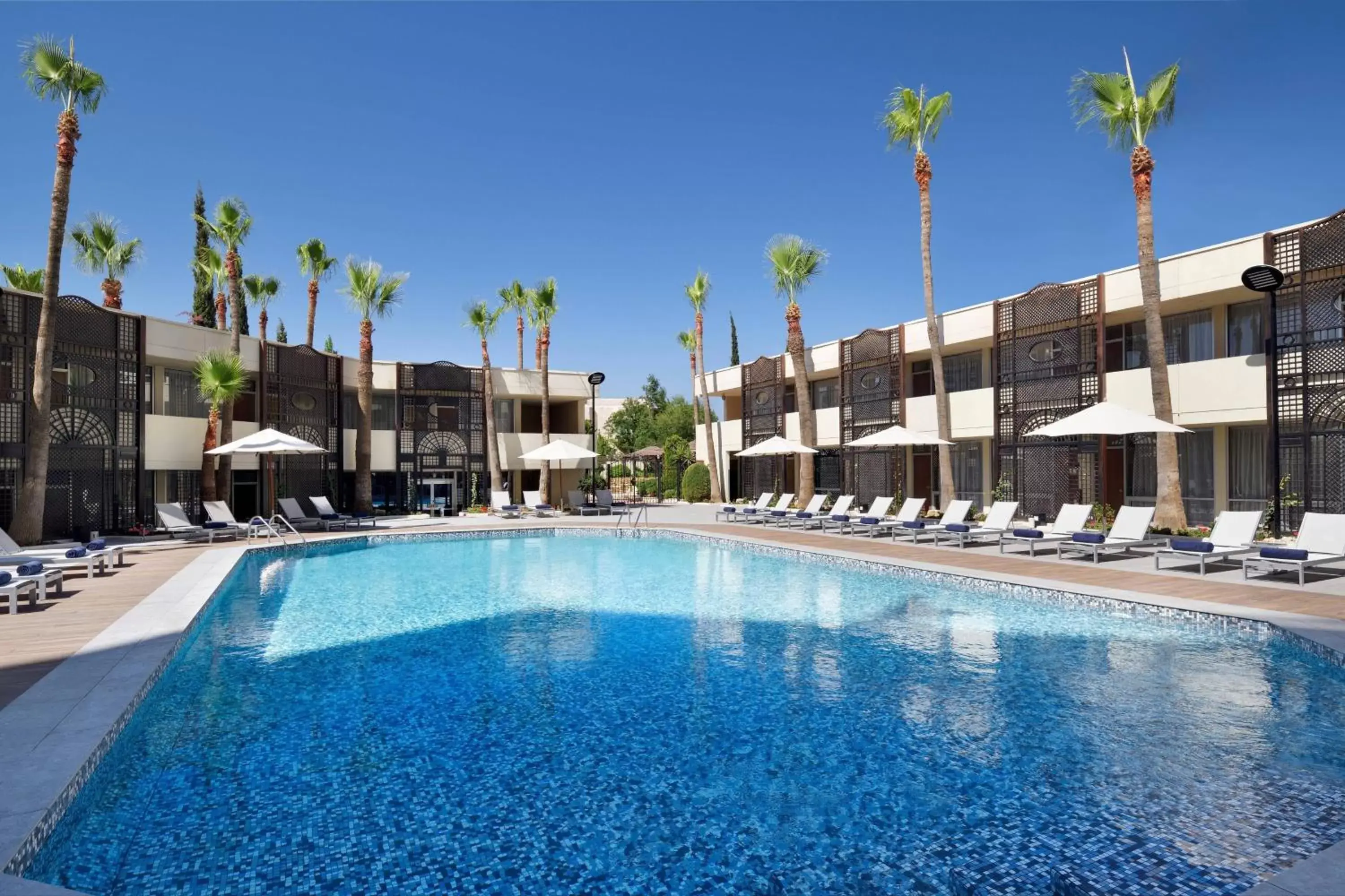 Swimming Pool in Amman Marriott Hotel