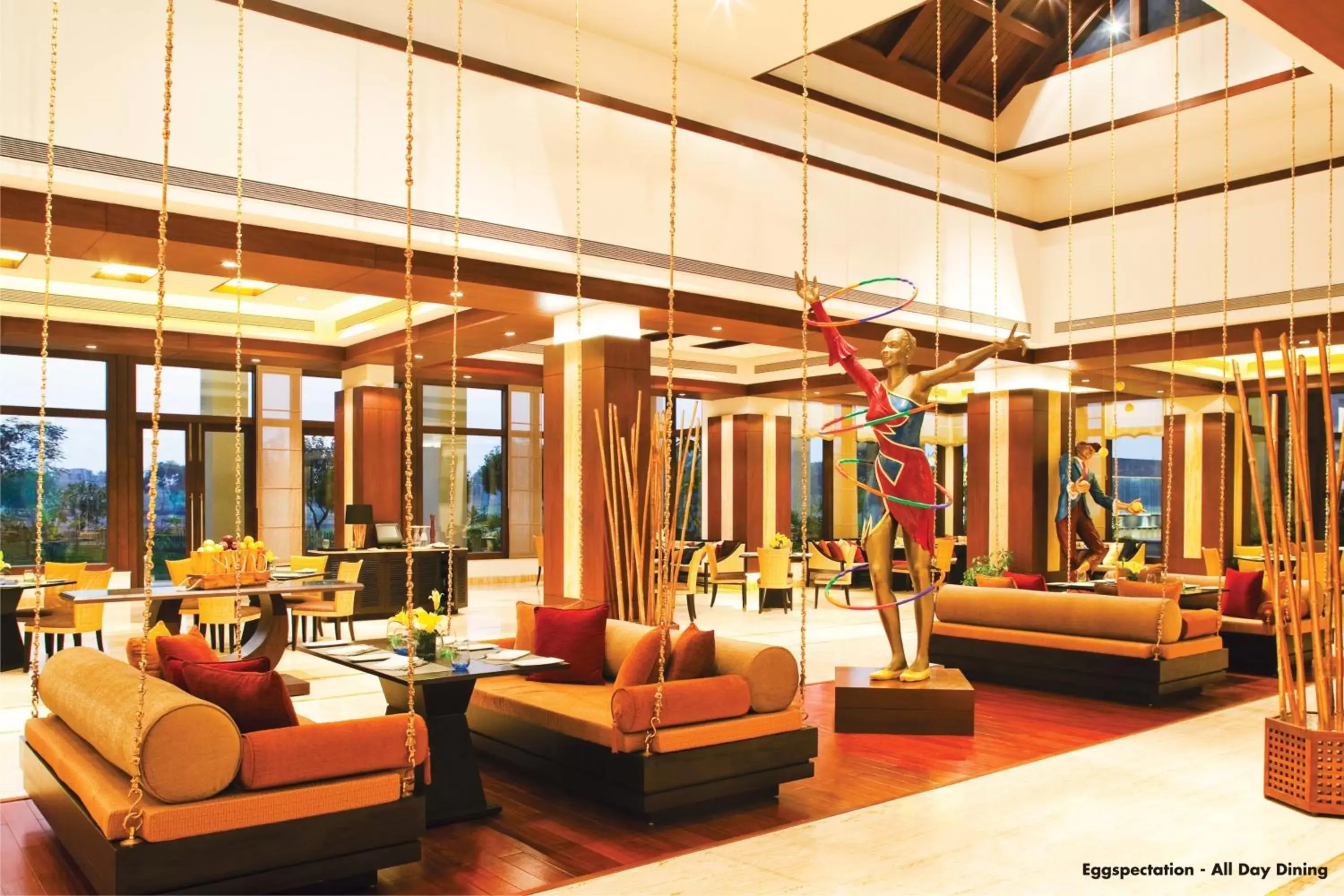 Restaurant/places to eat, Lobby/Reception in Jaypee Greens Golf and Spa Resort