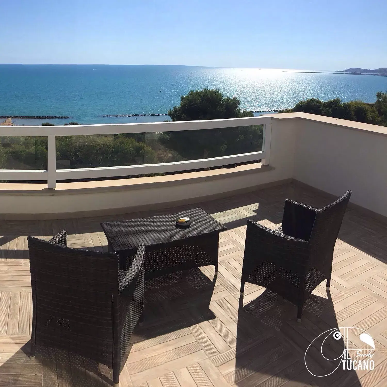 Sea view, Balcony/Terrace in Locazione Turistica Il Tucano