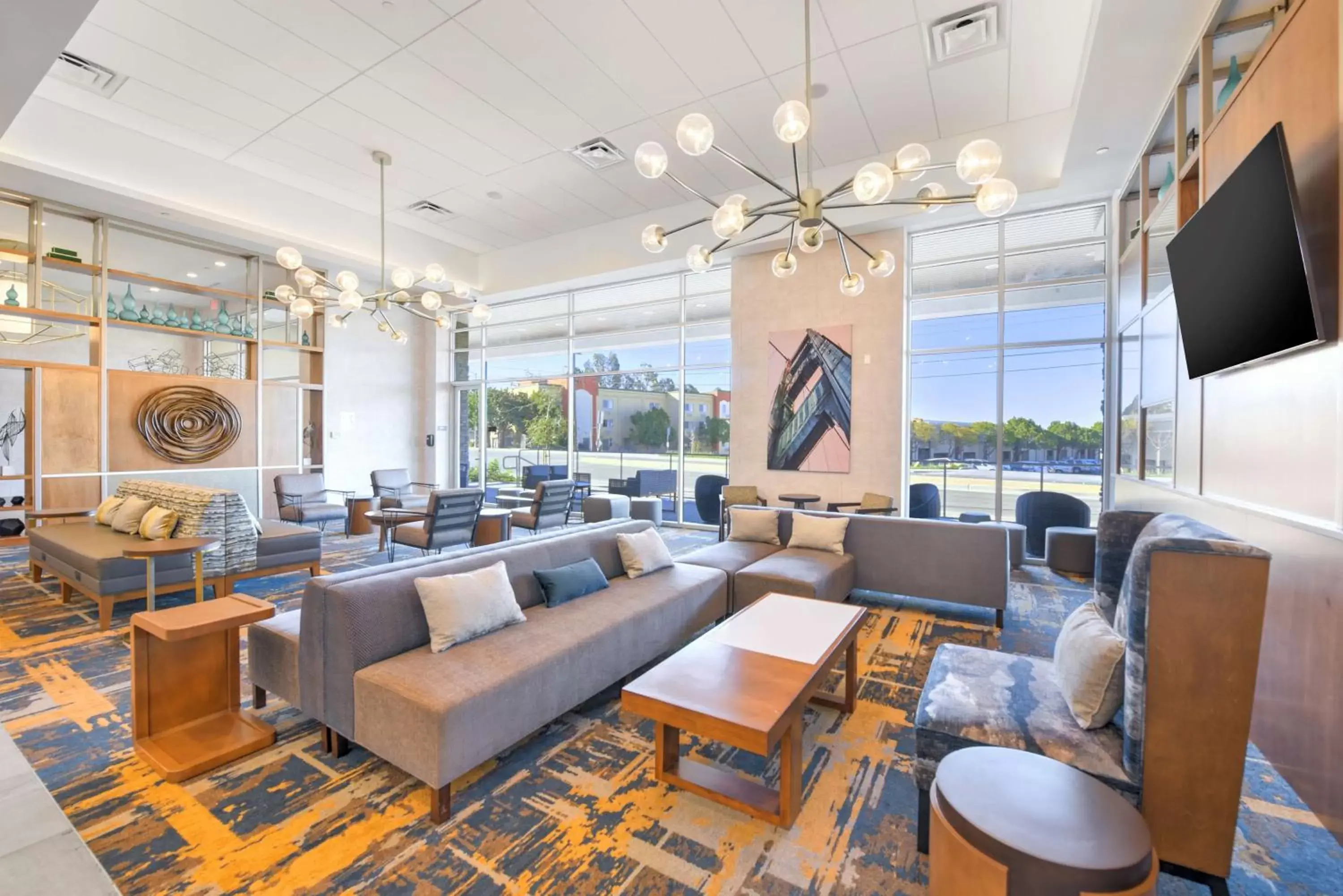 Lobby or reception in Hilton Garden Inn Fremont Milpitas