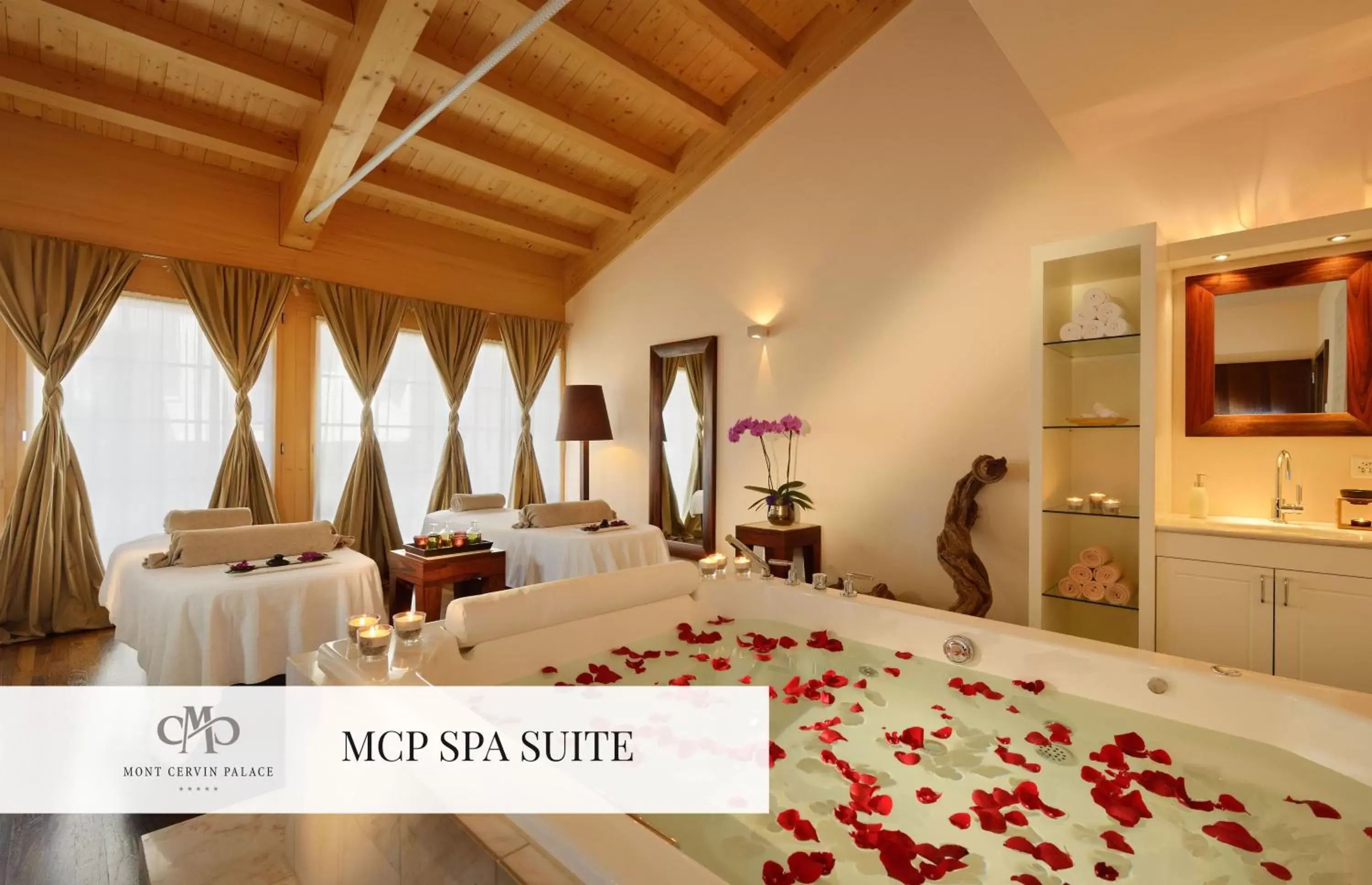 Spa and wellness centre/facilities in Mont Cervin Palace