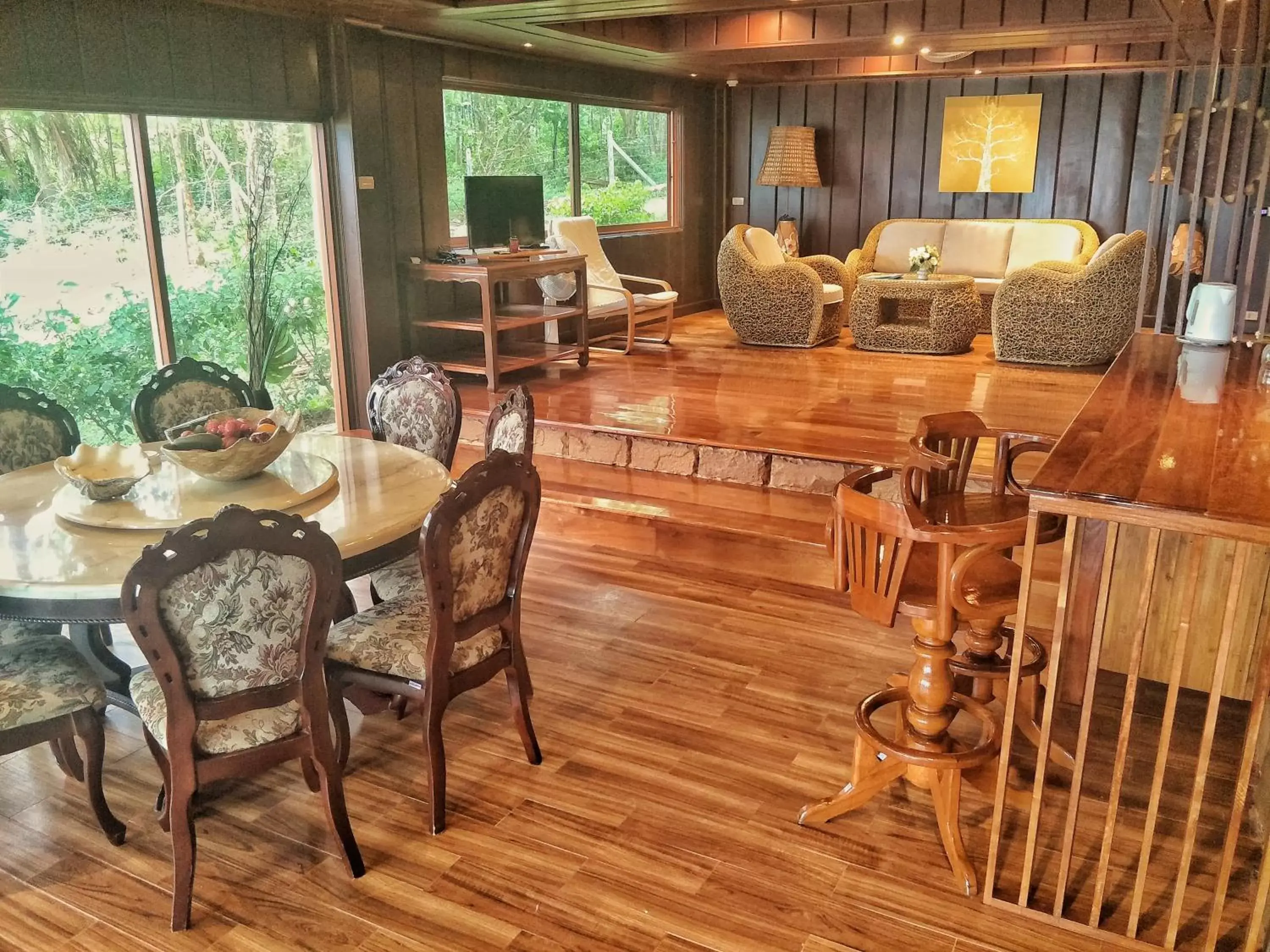 Living room in Koh Kood Beach Resort