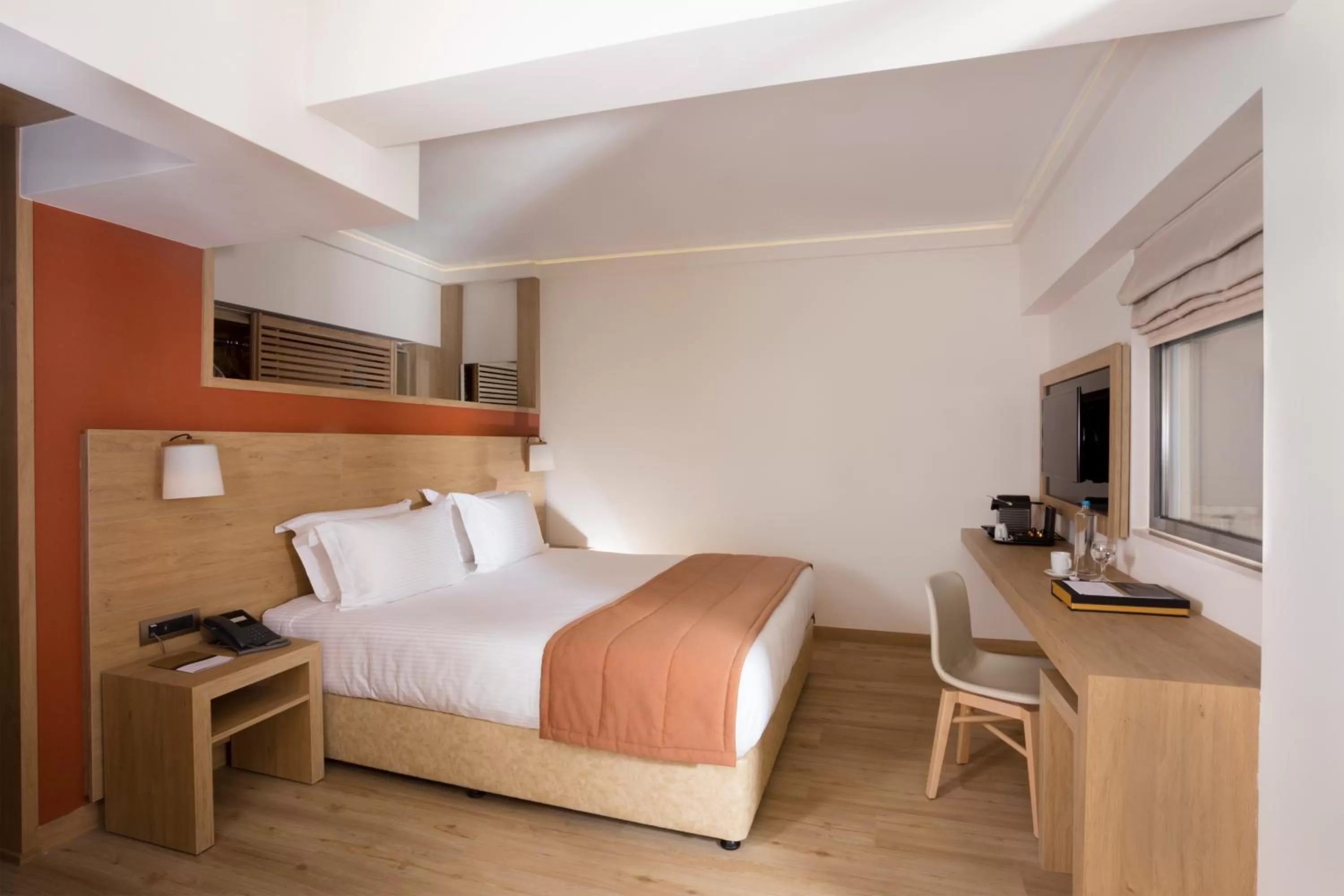 Photo of the whole room, Bed in Golden Age Athens Hotel