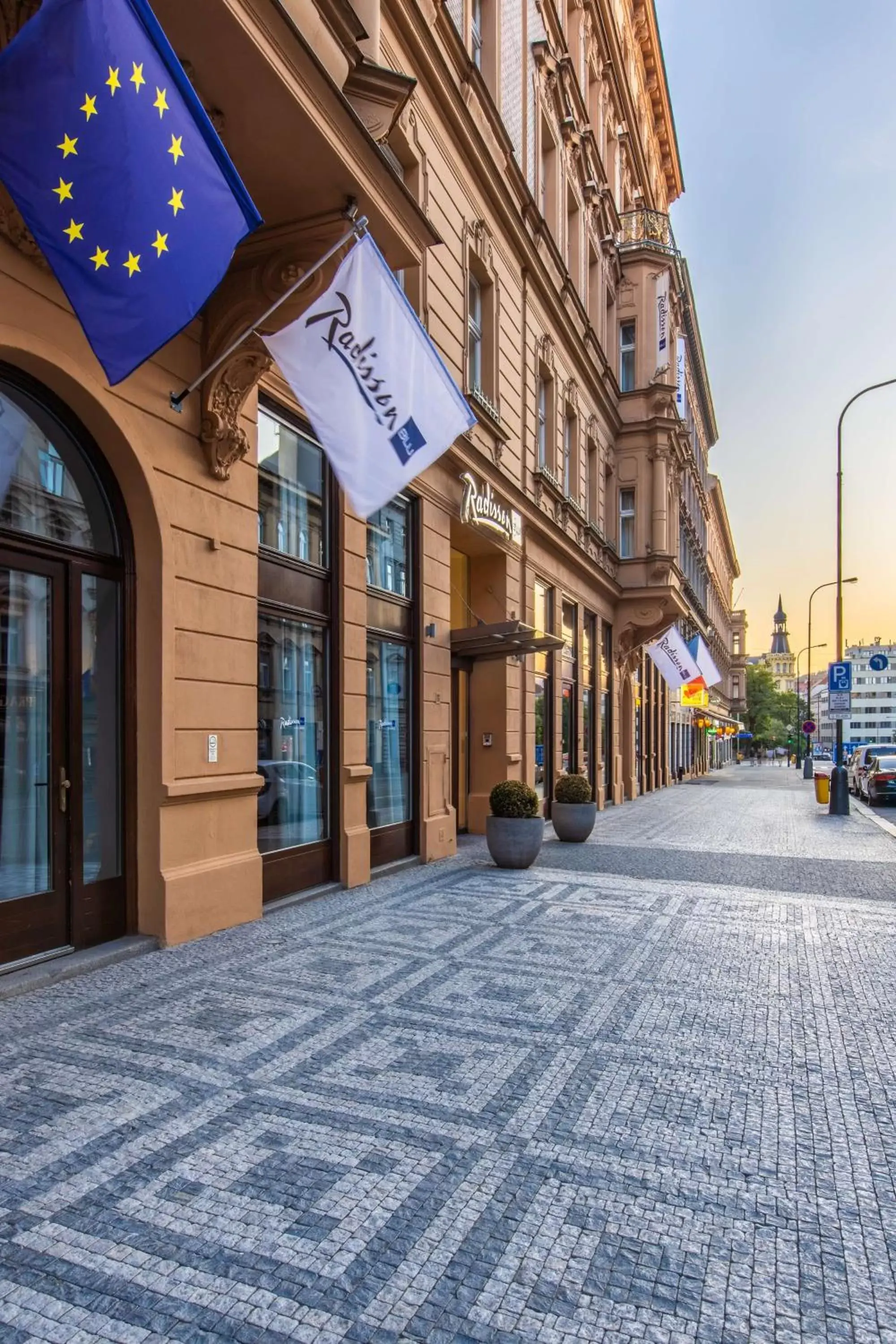 Property building in Radisson Blu Hotel Prague