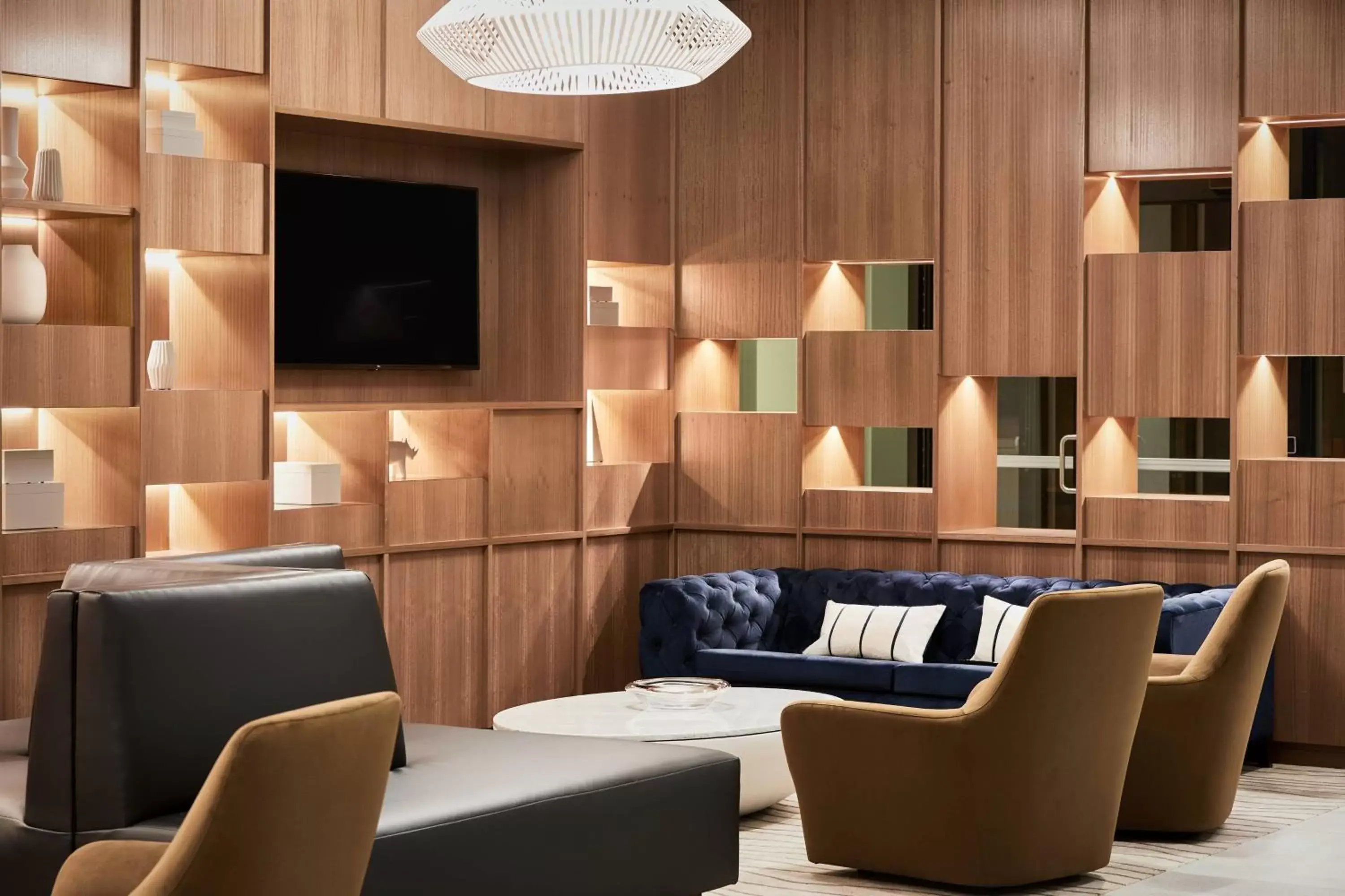 Lobby or reception, Seating Area in AC Hotel By Marriott Dallas By The Galleria