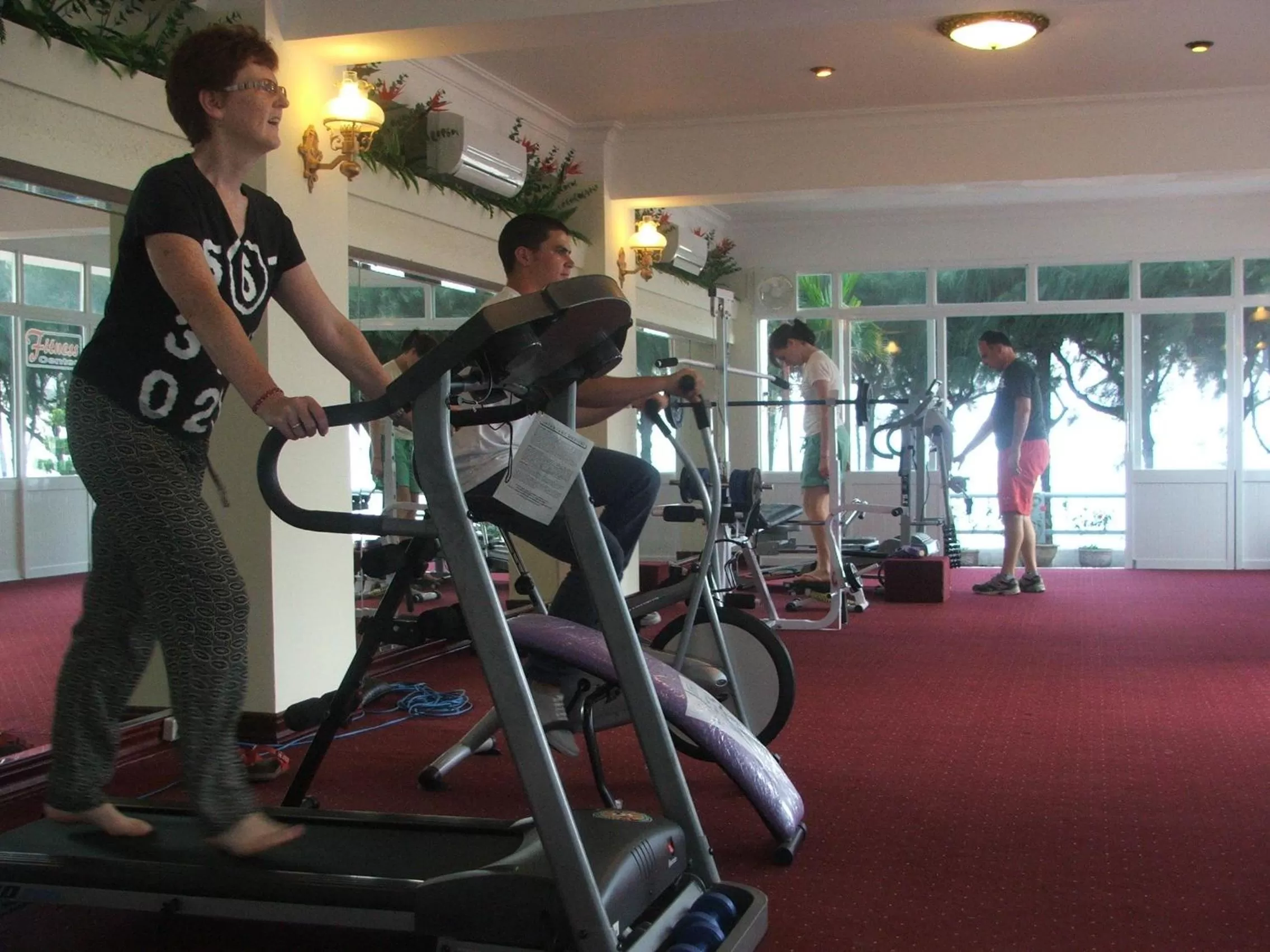 Fitness centre/facilities in Seagull Hotel