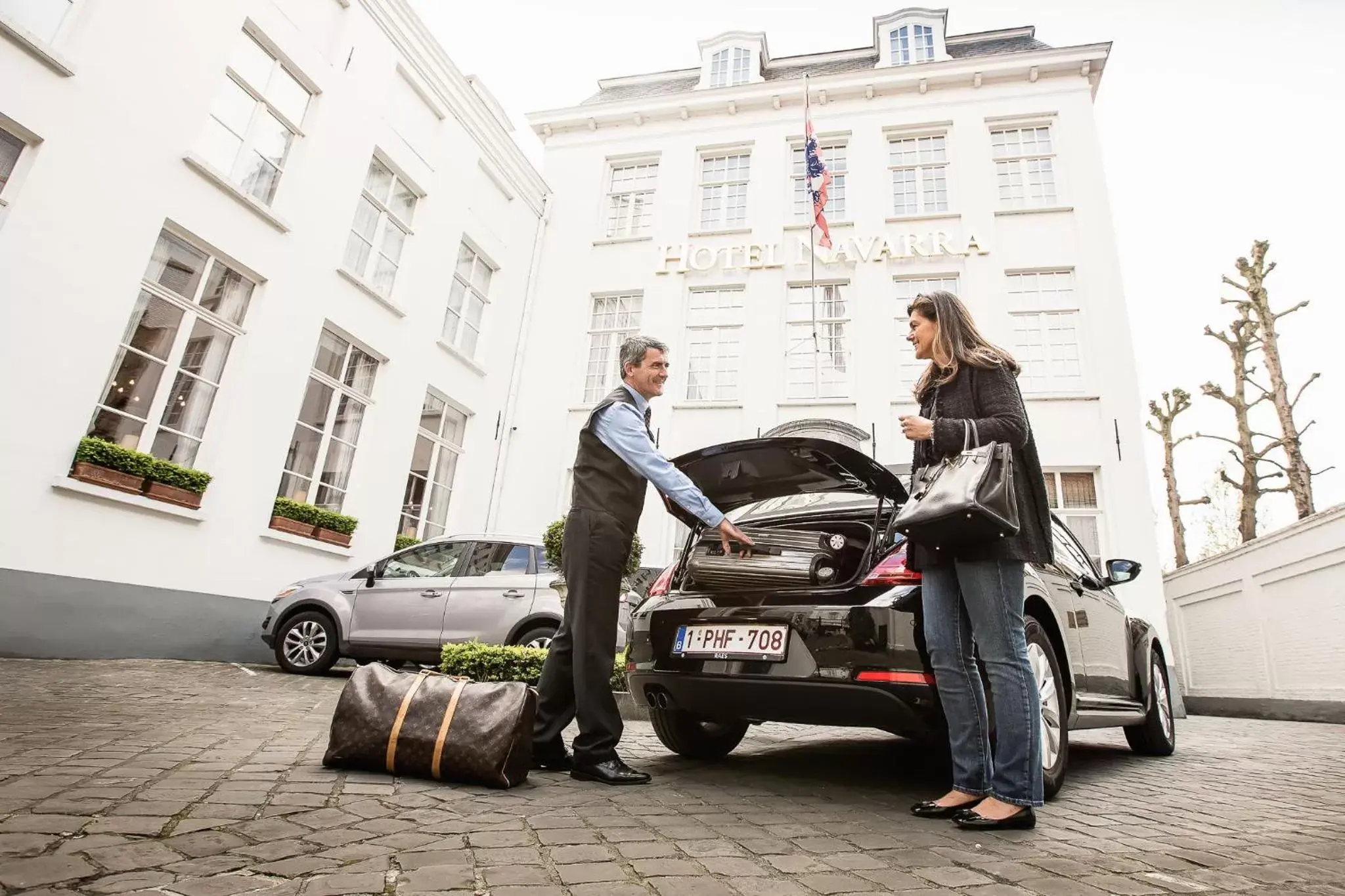 Property building in Hotel Navarra Brugge Property building in Hotel Navarra Brugge