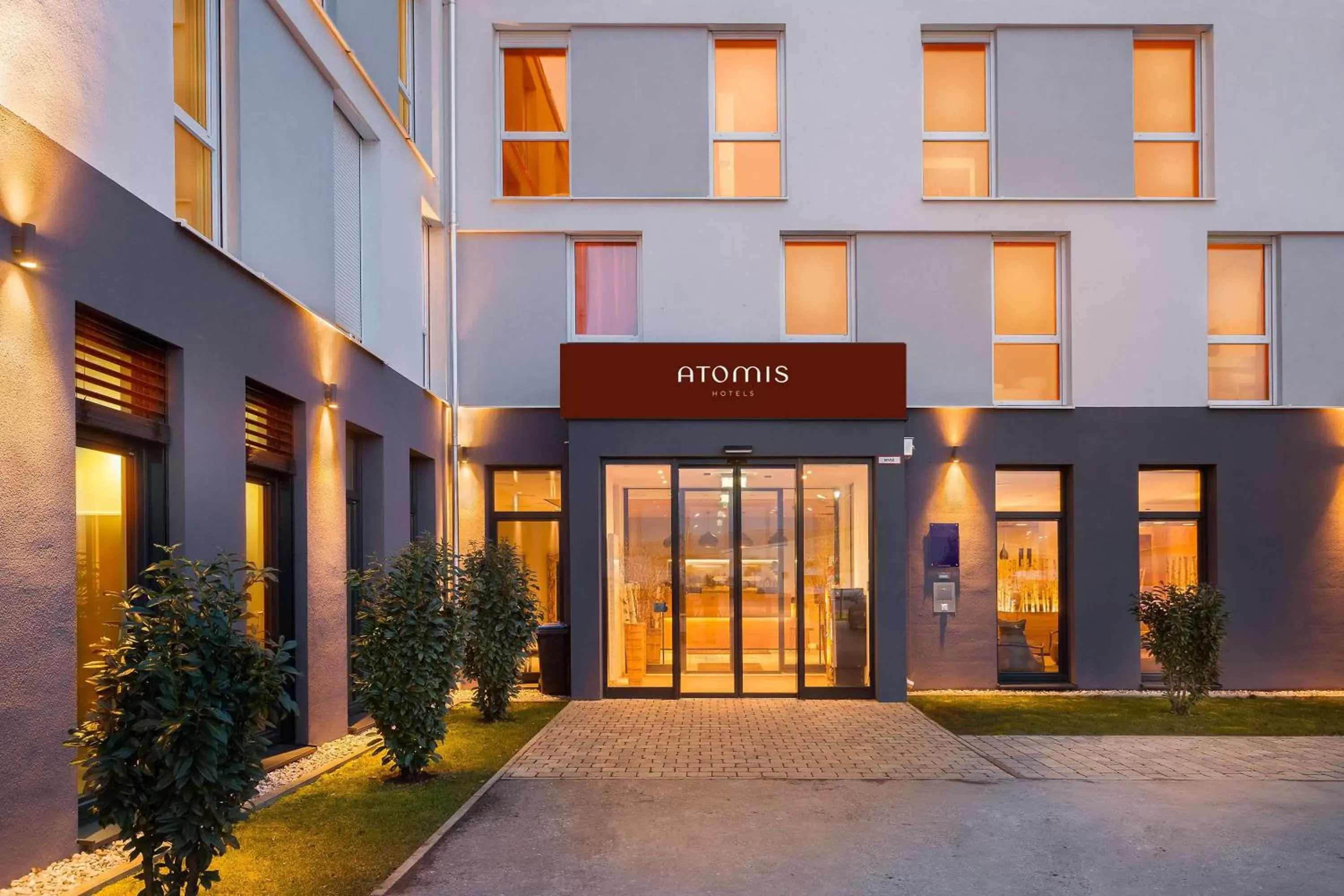 Property building in Atomis Hotel Dachau Munich