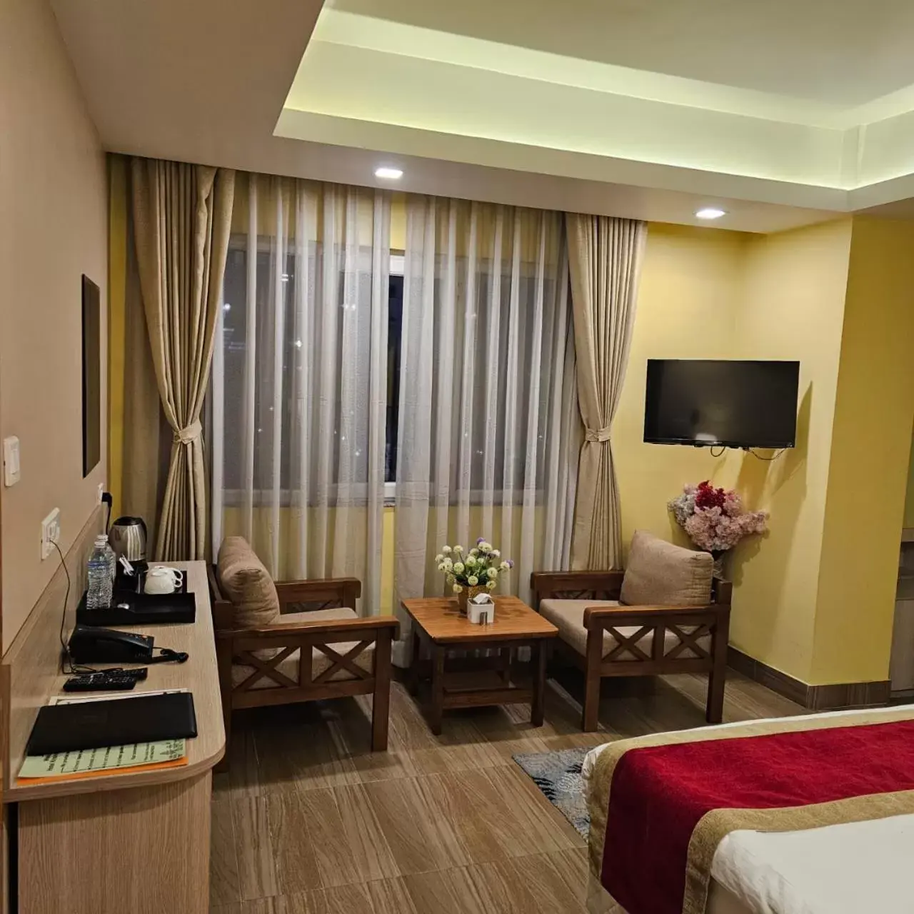 Bedroom, Bed in Hotel Krishna Kathmandu Bedroom, Bed in Hotel Krishna Kathmandu