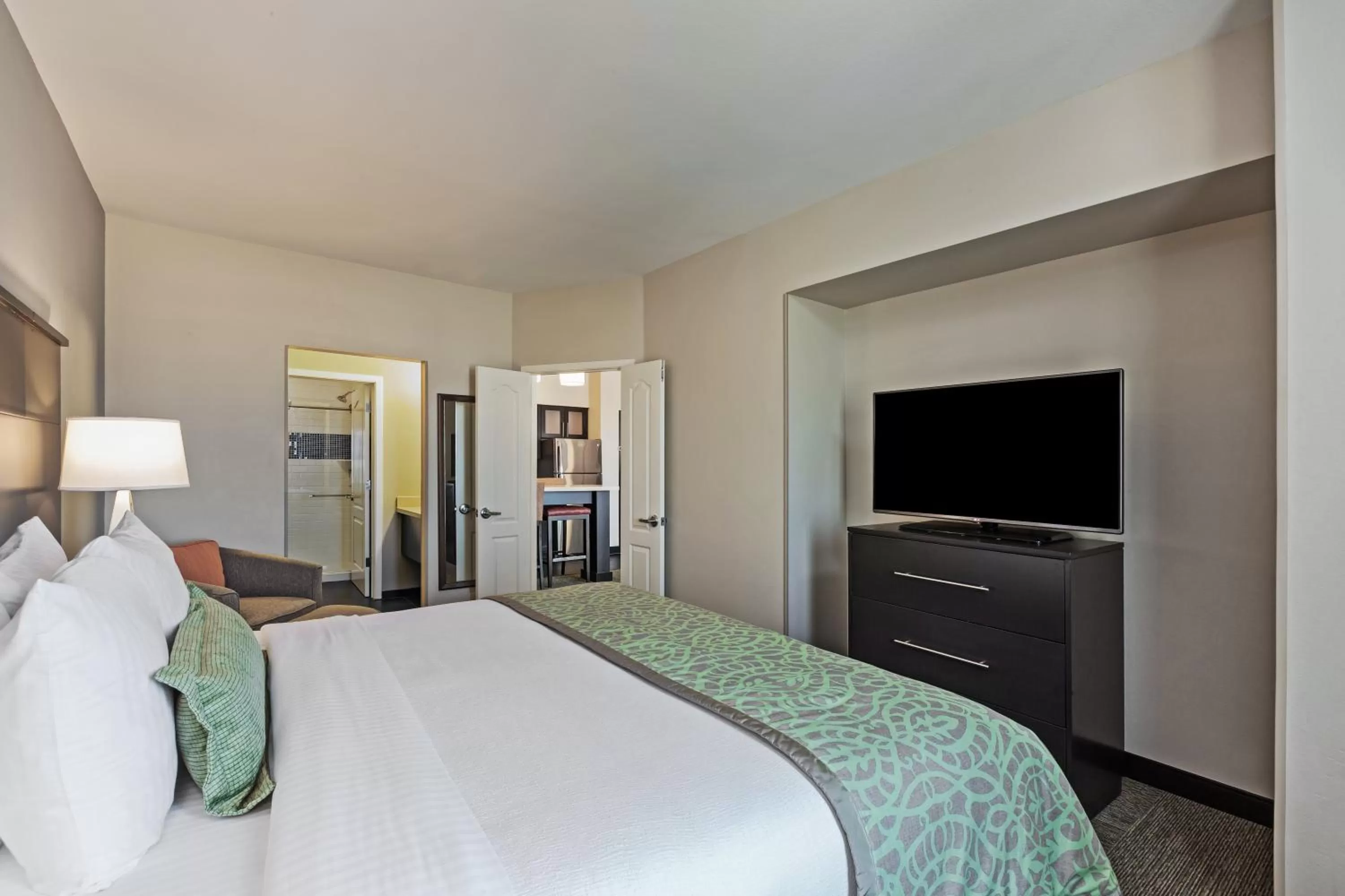 Photo of the whole room, Bed in Staybridge Suites Fort Worth Fossil Creek by IHG