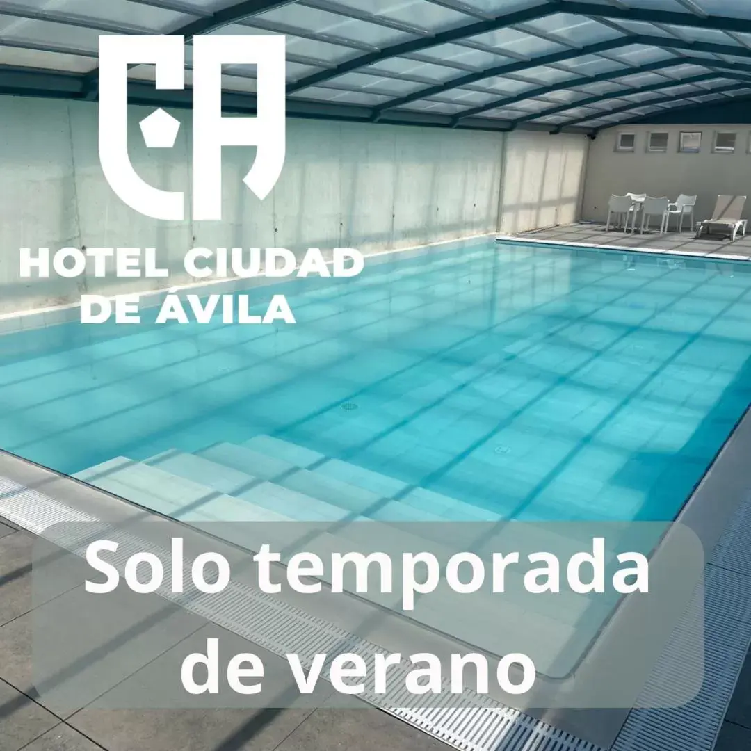 Swimming pool, Property Logo/Sign in Hotel Ciudad de Ávila